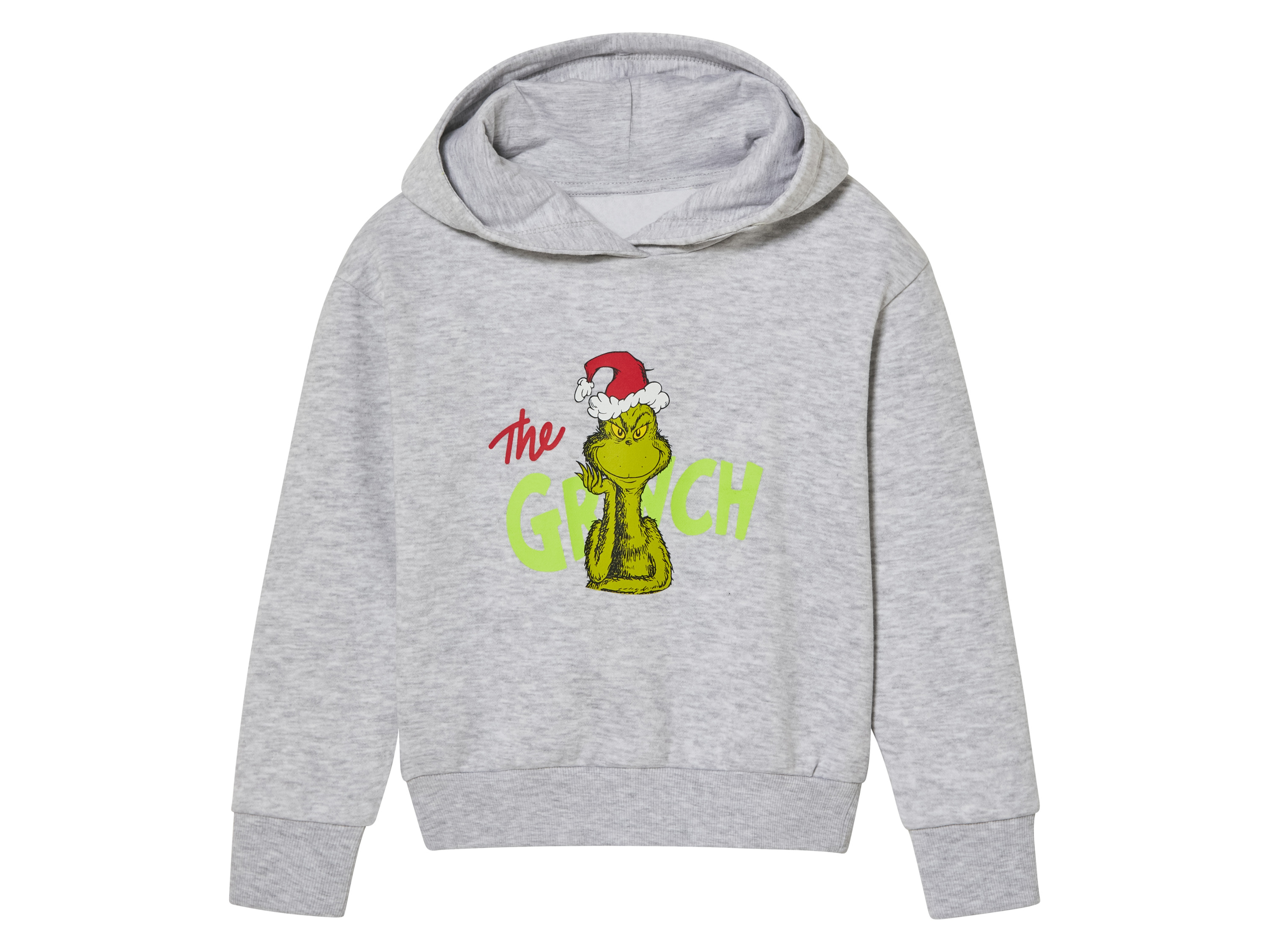 Kinder hoodie Grinch (Grinch/grijs, 122/128)