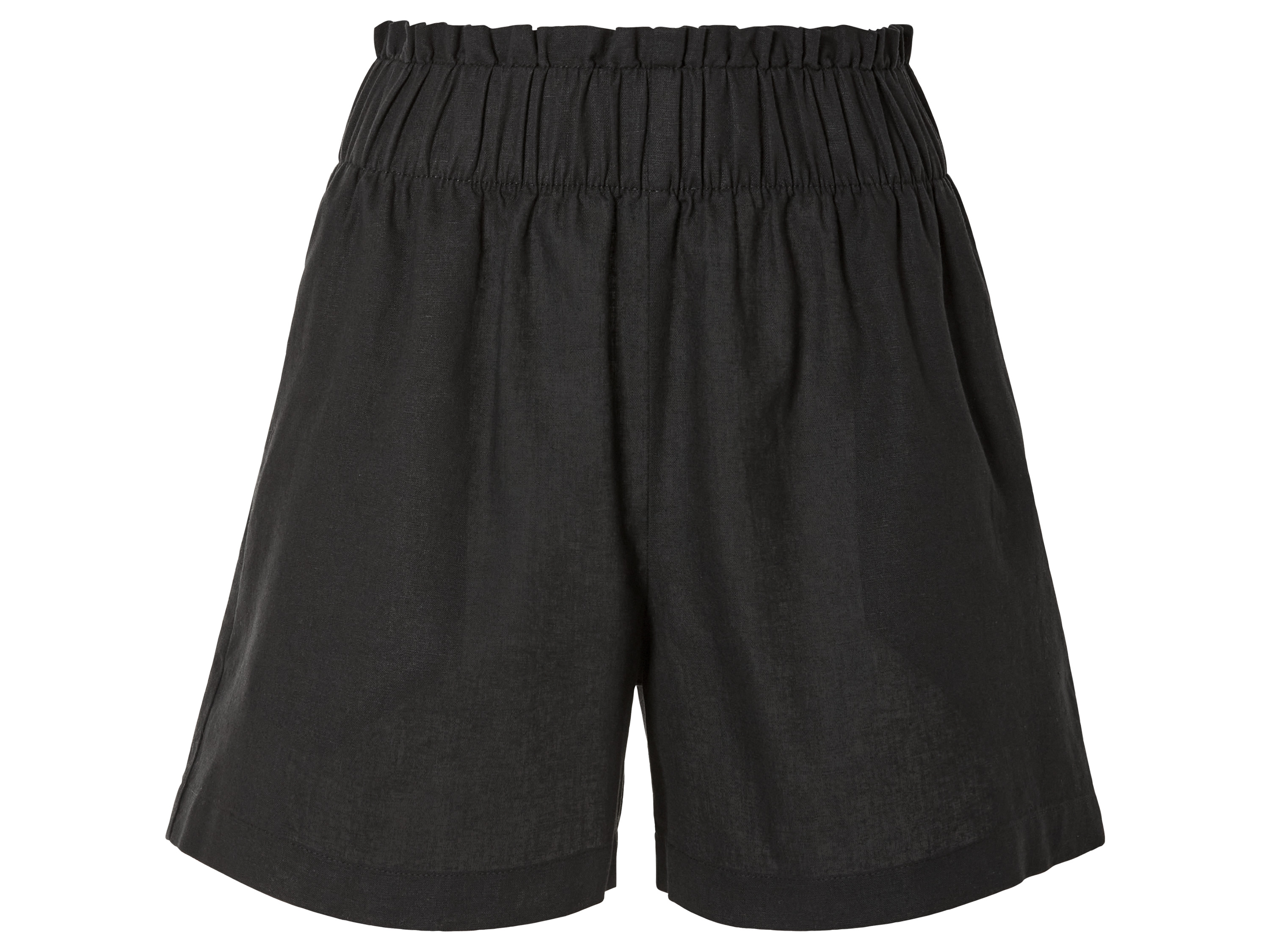 esmara Linnen shorts (44, Zwart)