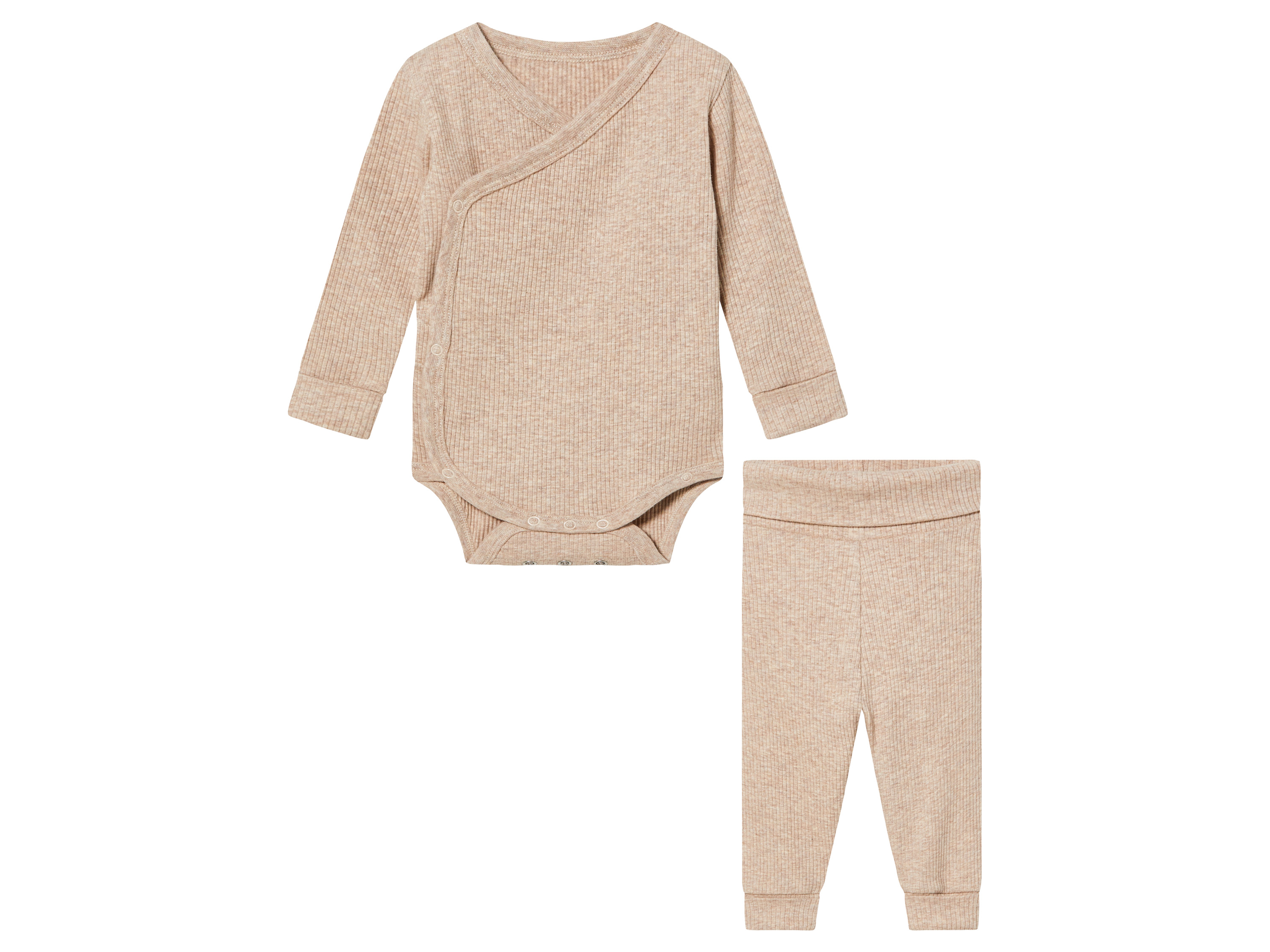 lupilu Baby meegroeiset, 2-delig (86/92, Beige)