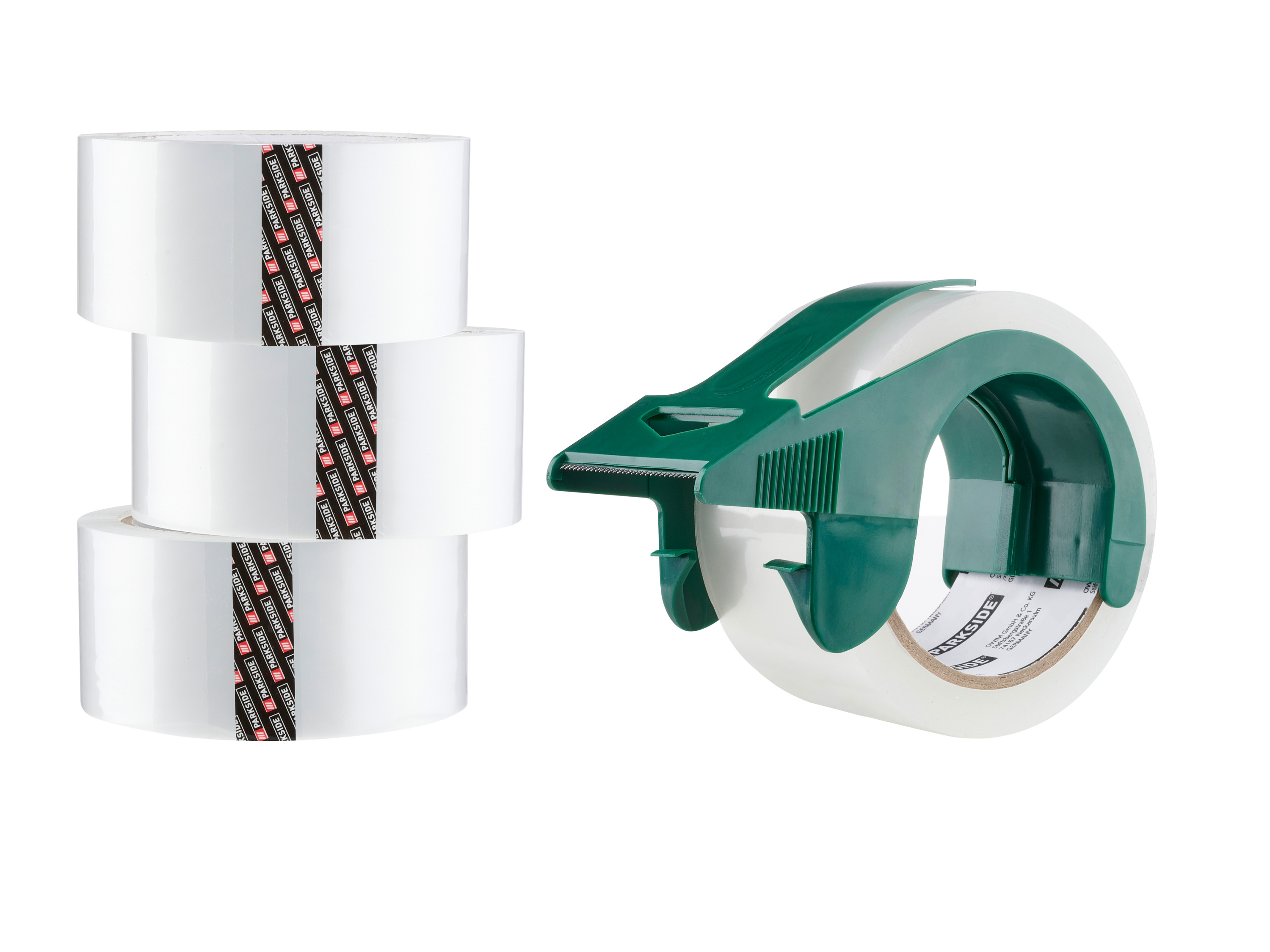 PARKSIDE Verpakkingstape dispenser met tape (Eenvoudige tapedispenser)