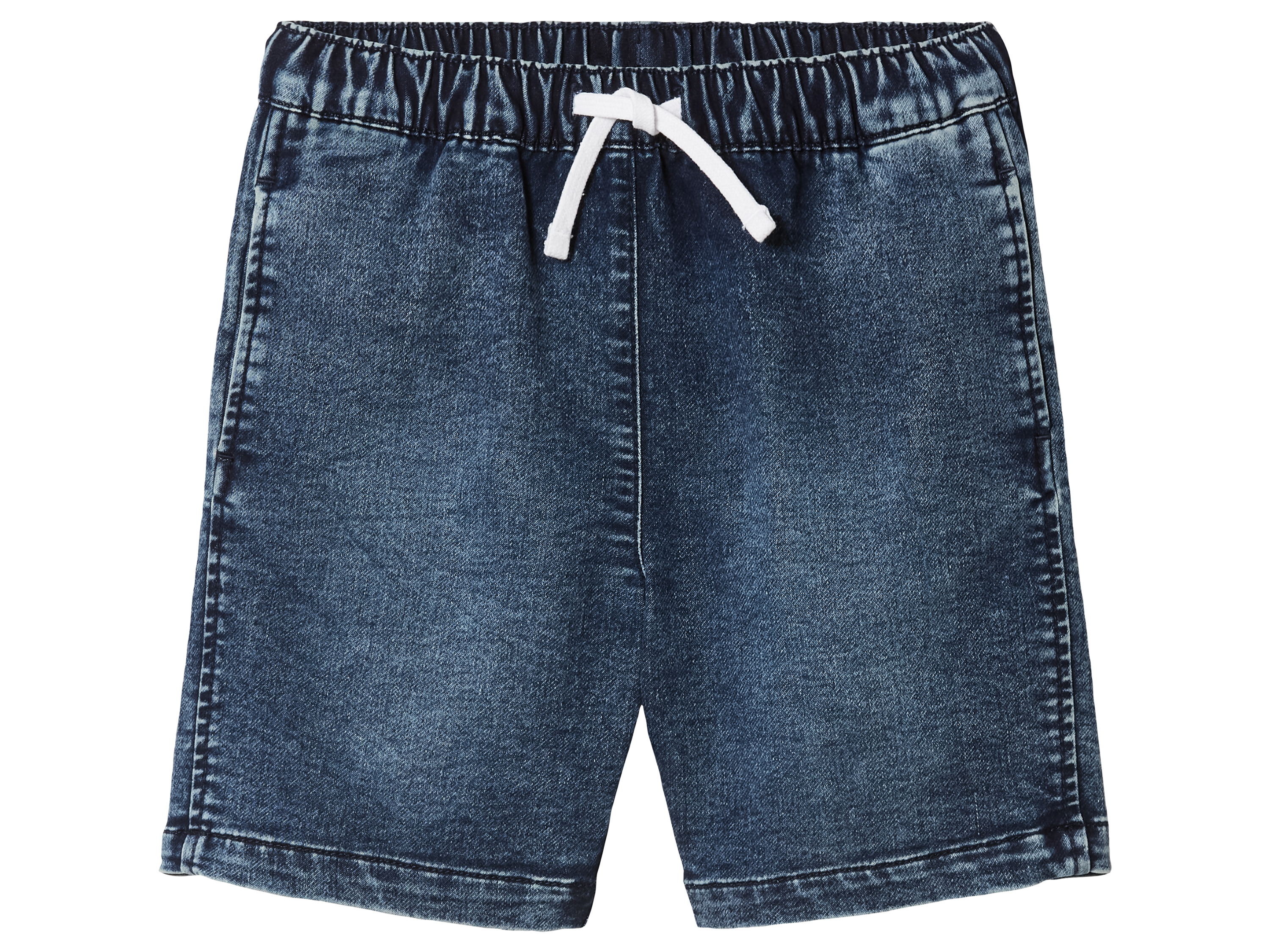 lupilu Kindersweatdenim bermuda&apos;s (122/128, Donkerblauw)