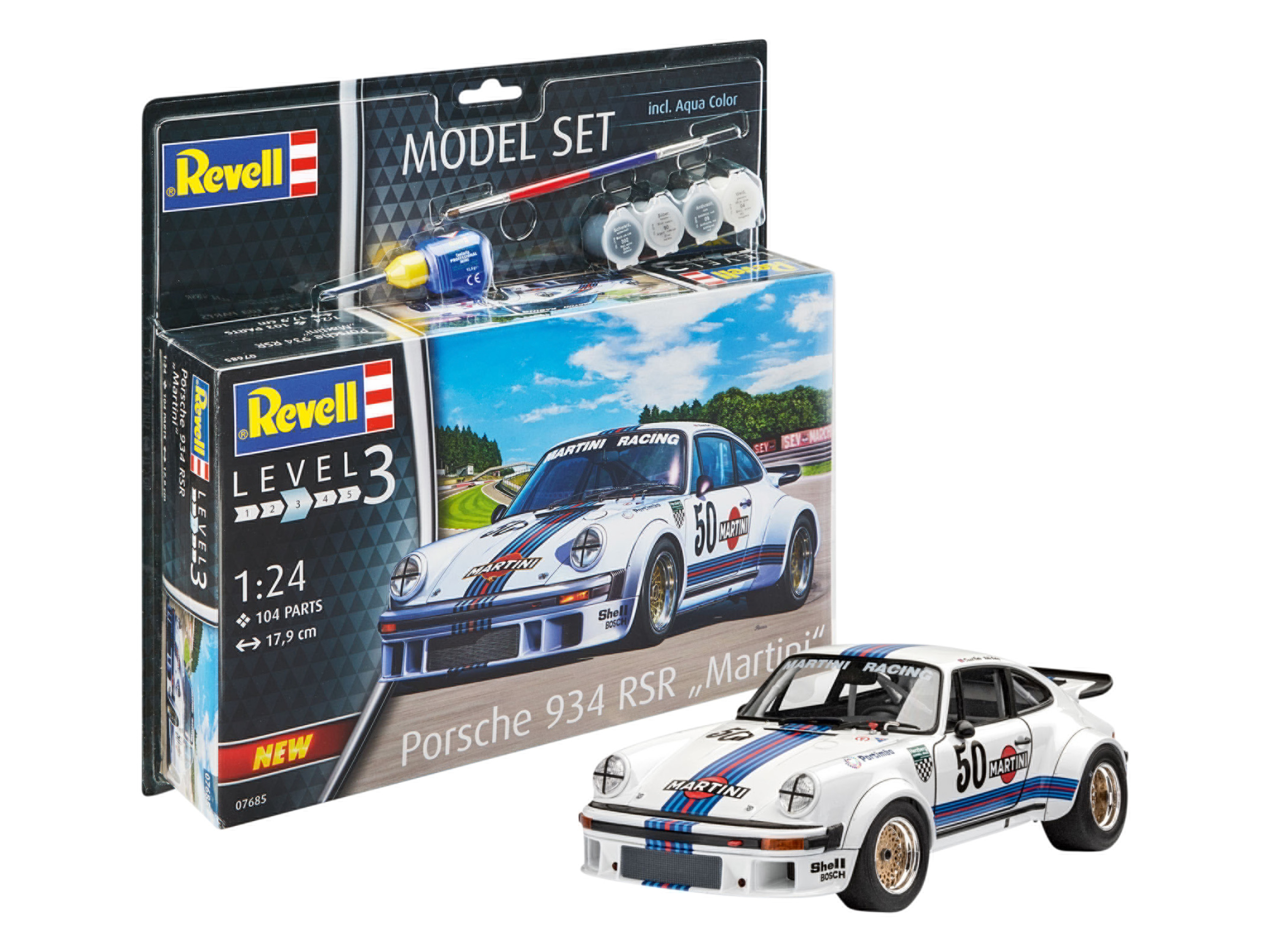 Revell Modelauto&apos;s (modelset porsche 934 rsr)