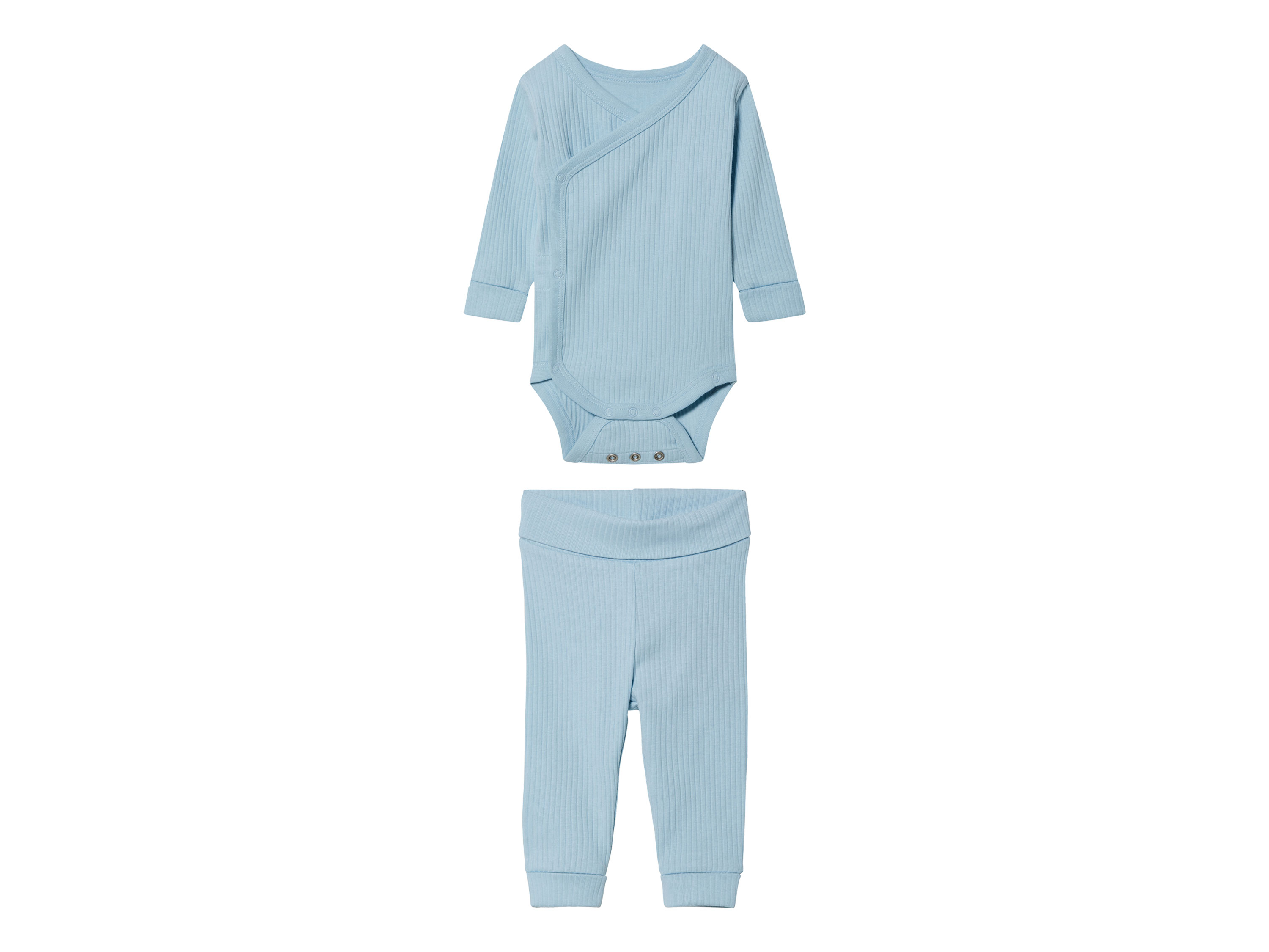 lupilu Baby Newborn Set (86/92, Blauw)