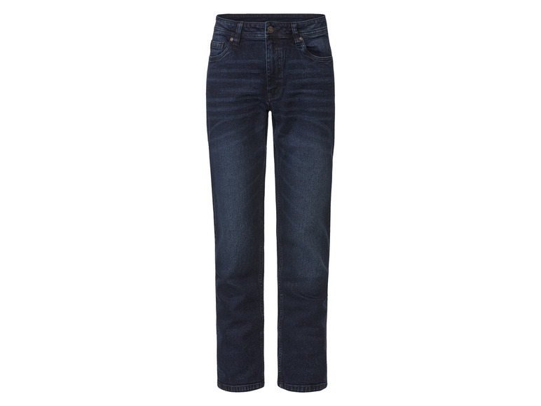 Heren jeans straight fit (52 (36/32), Donkerblauw)