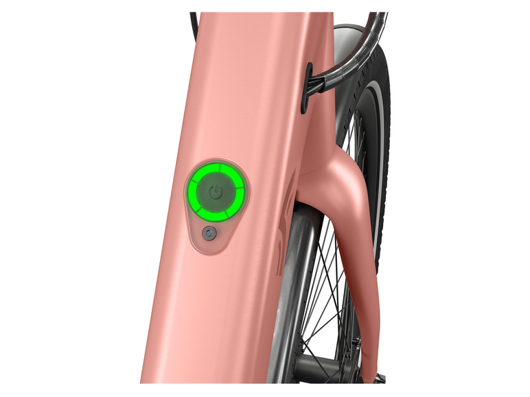 Ga naar volledige schermweergave: CRIVIT Urban E-Bike Berry Blush - afbeelding 4