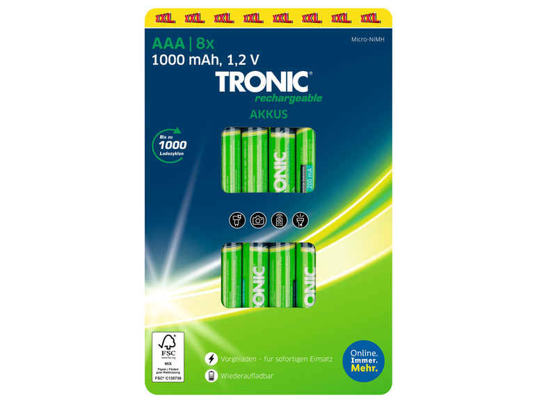 Ga naar volledige schermweergave: TRONIC® Batterij Ni-MH - afbeelding 2