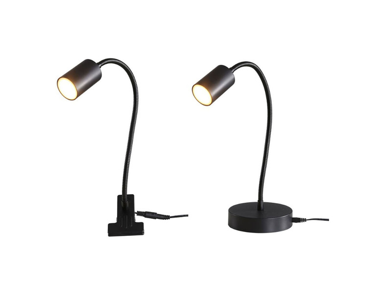 Livarno home LED Klemlamp Zwart