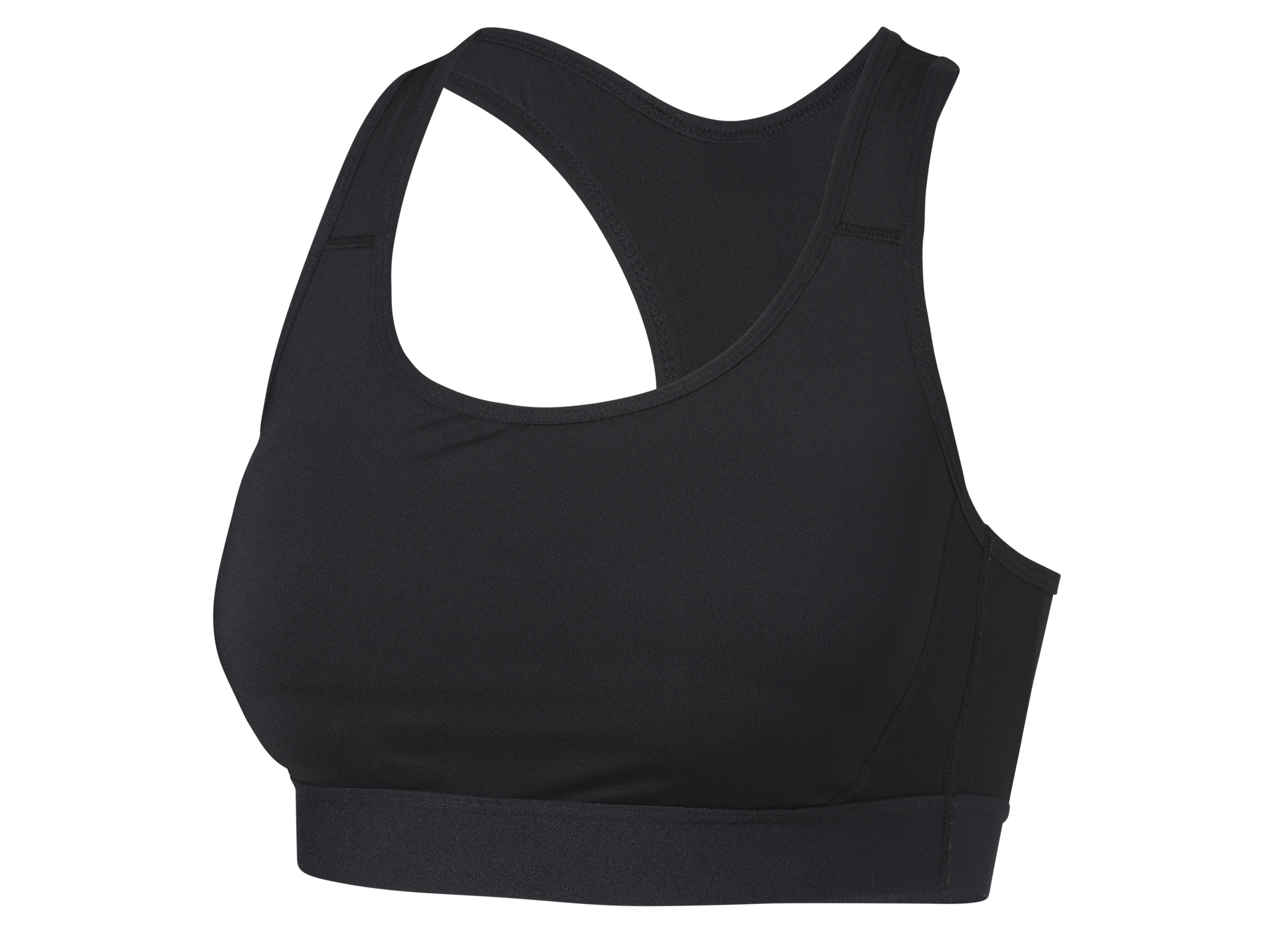 CRIVIT Dames sport-BH - medium support (XL (48/50), Zwart)