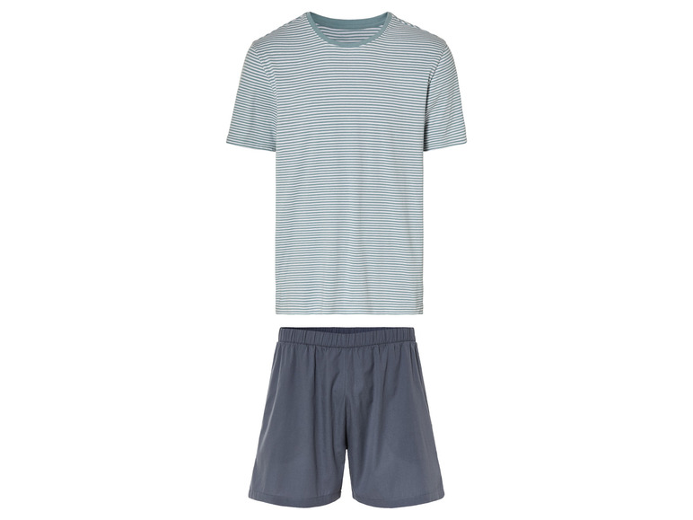 Heren pyjama (M (48/50), Groen/blauw)