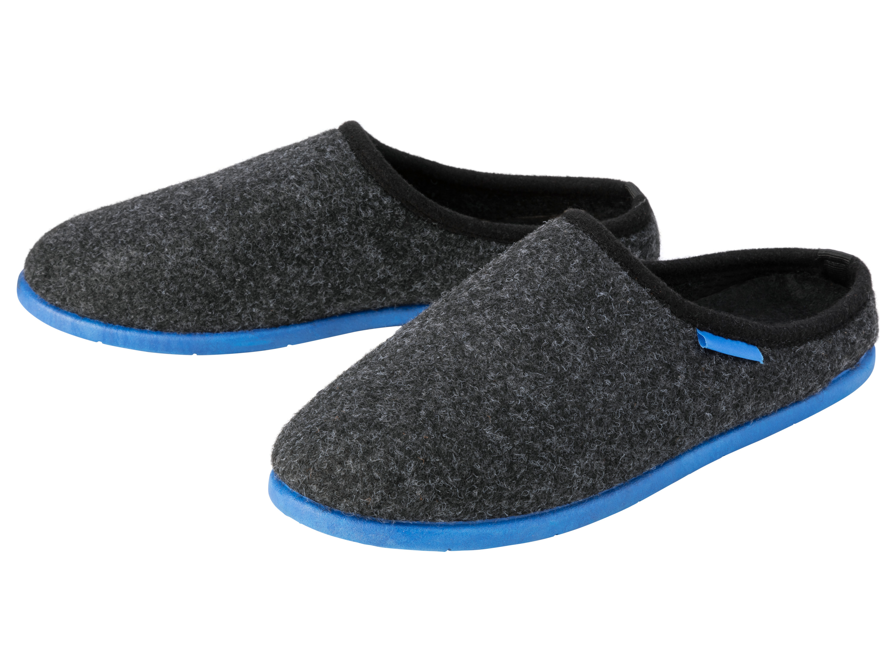 LIVERGY Herenslippers (41, Zwart)