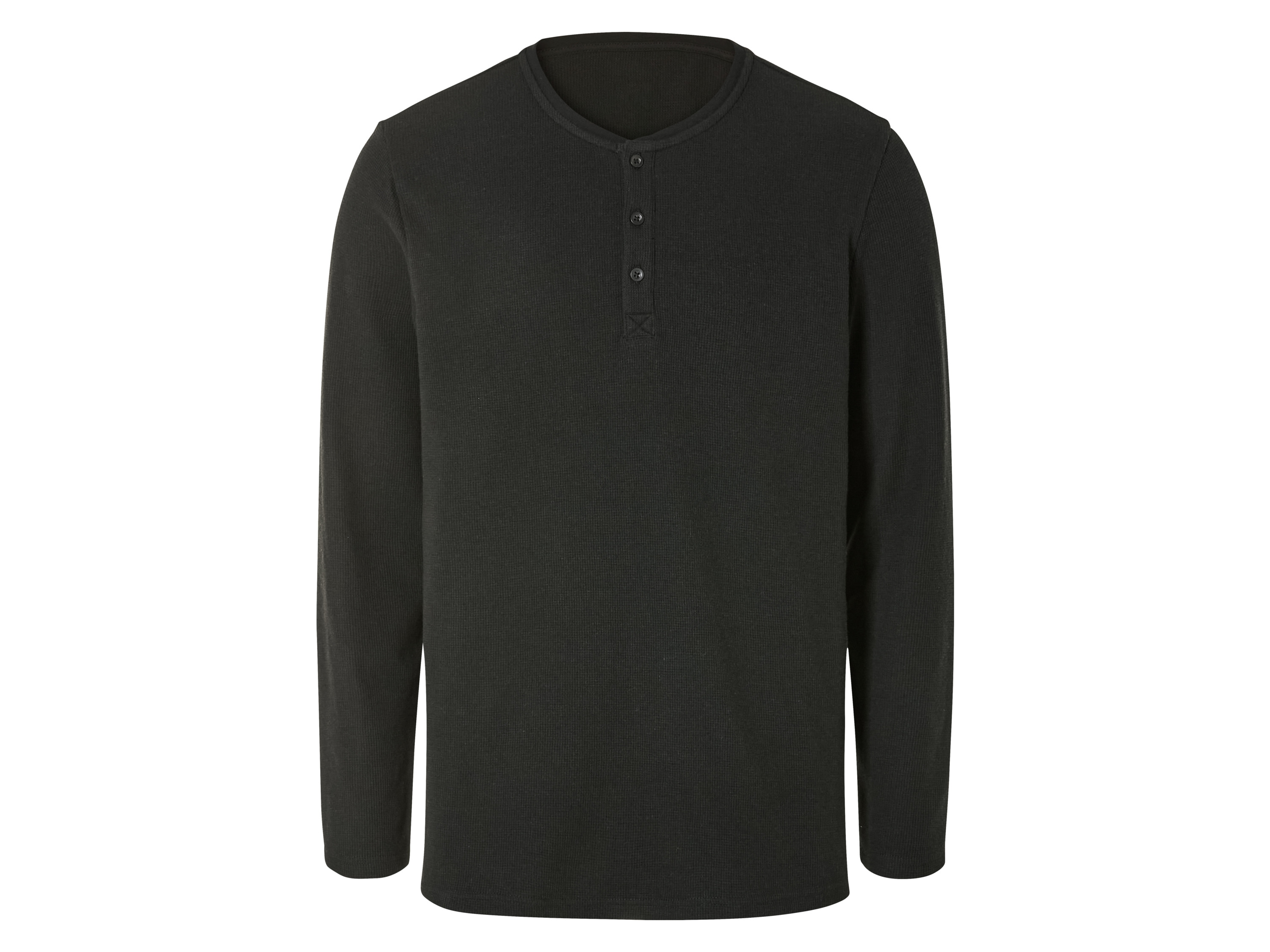 LIVERGY Herenshirt met lange mouwen (L (52/54), Zwart)