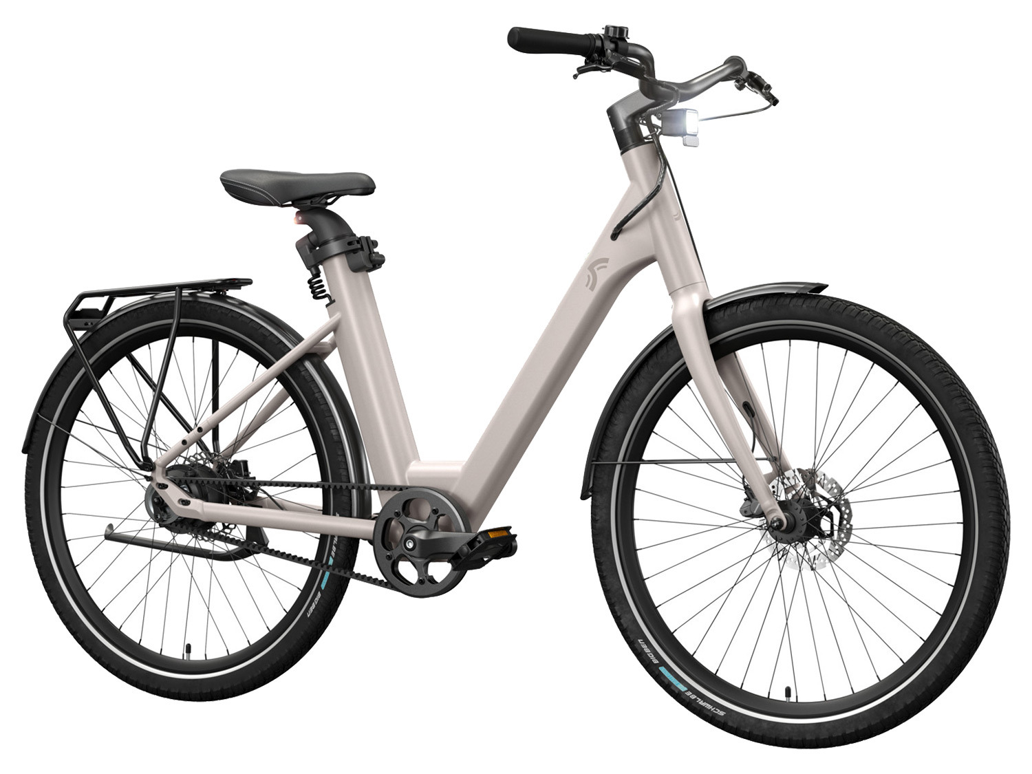 CRIVIT Urban E-Bike Cream White