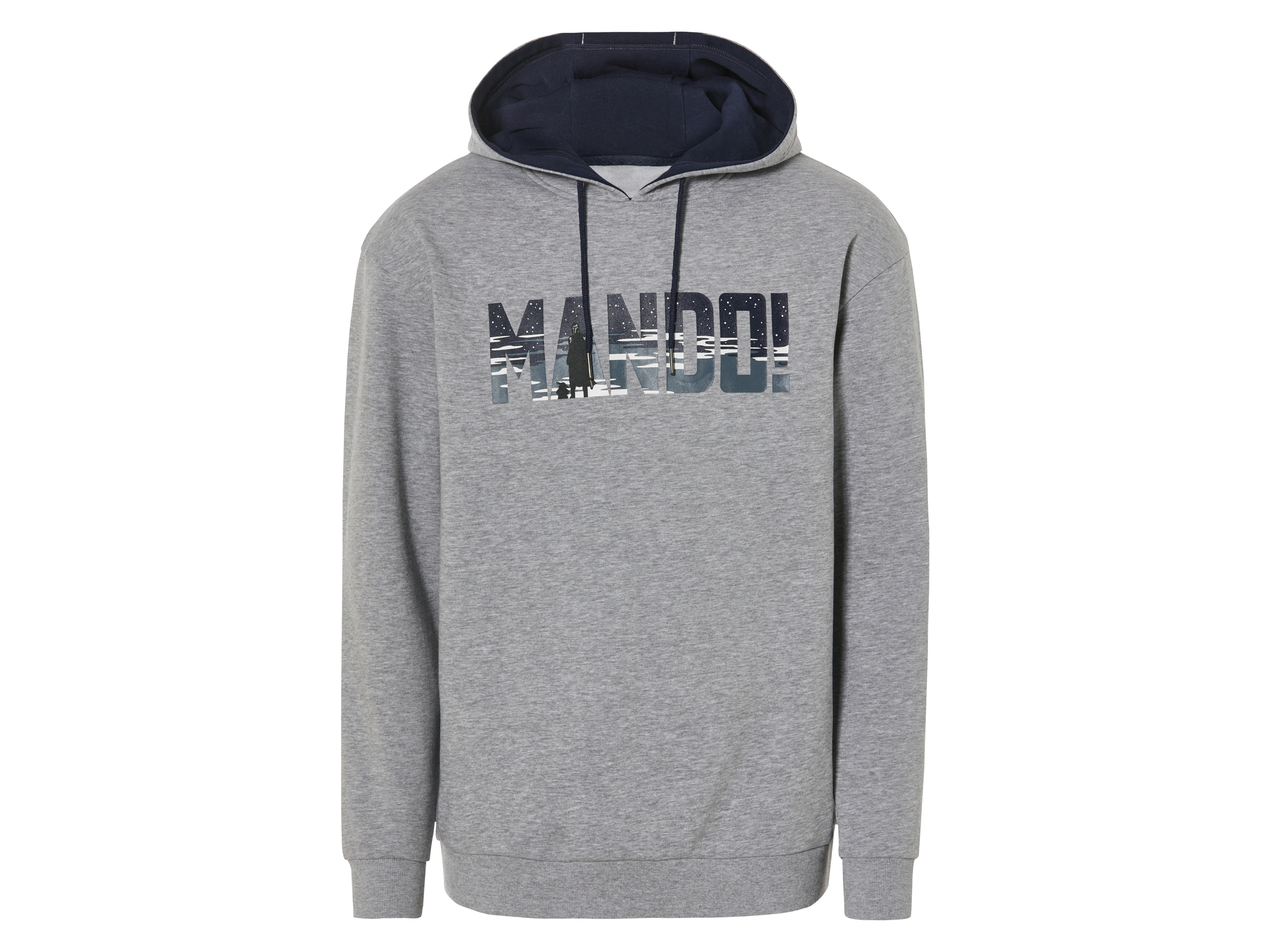 Heren hoodie (L (52/54), Grijs)