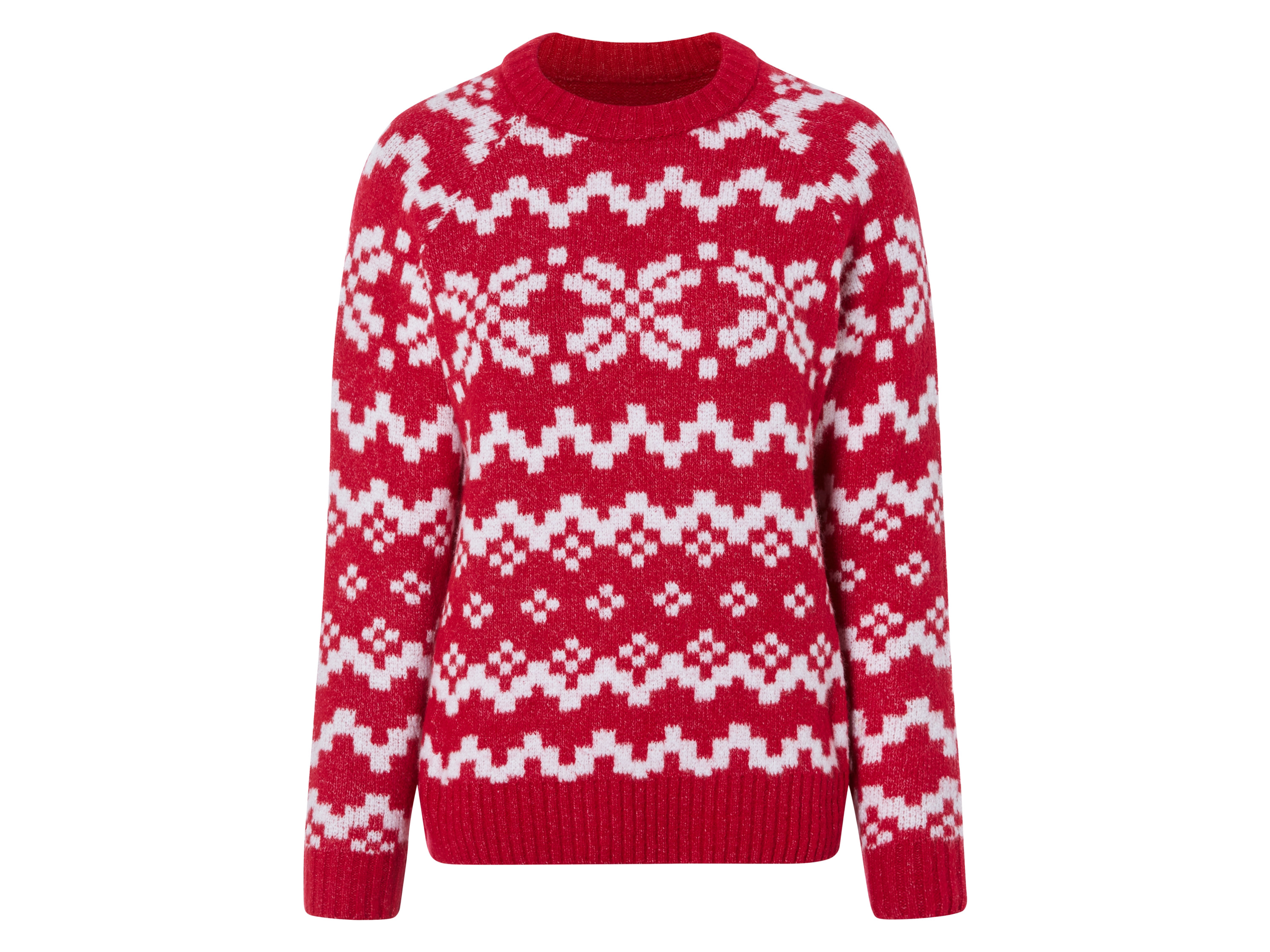 esmara Dames Kersttrui (XS (32/34), Rood)