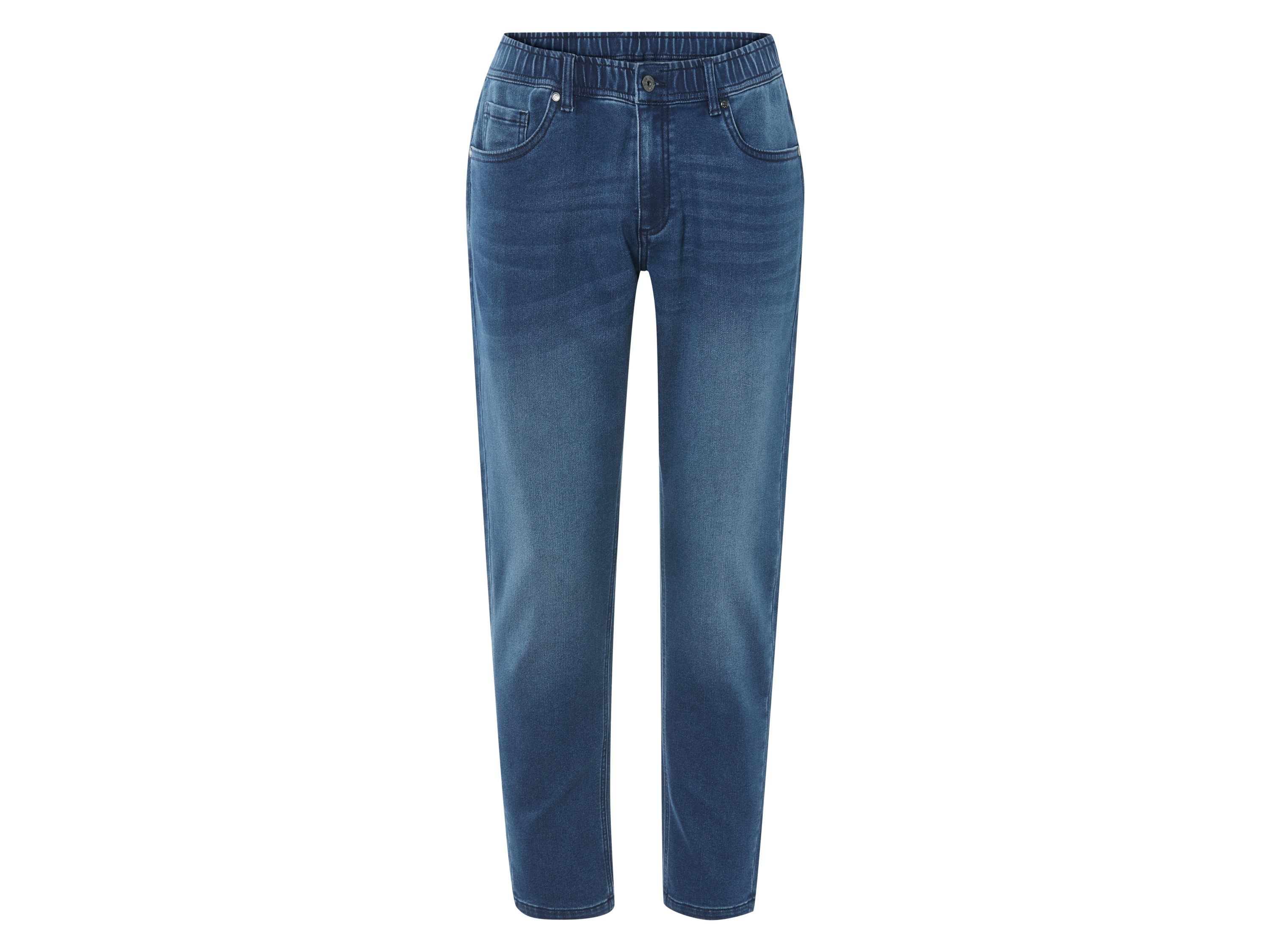 LIVERGY Heren sweatjeans - Straight Fit (Lichtblauw, 52)