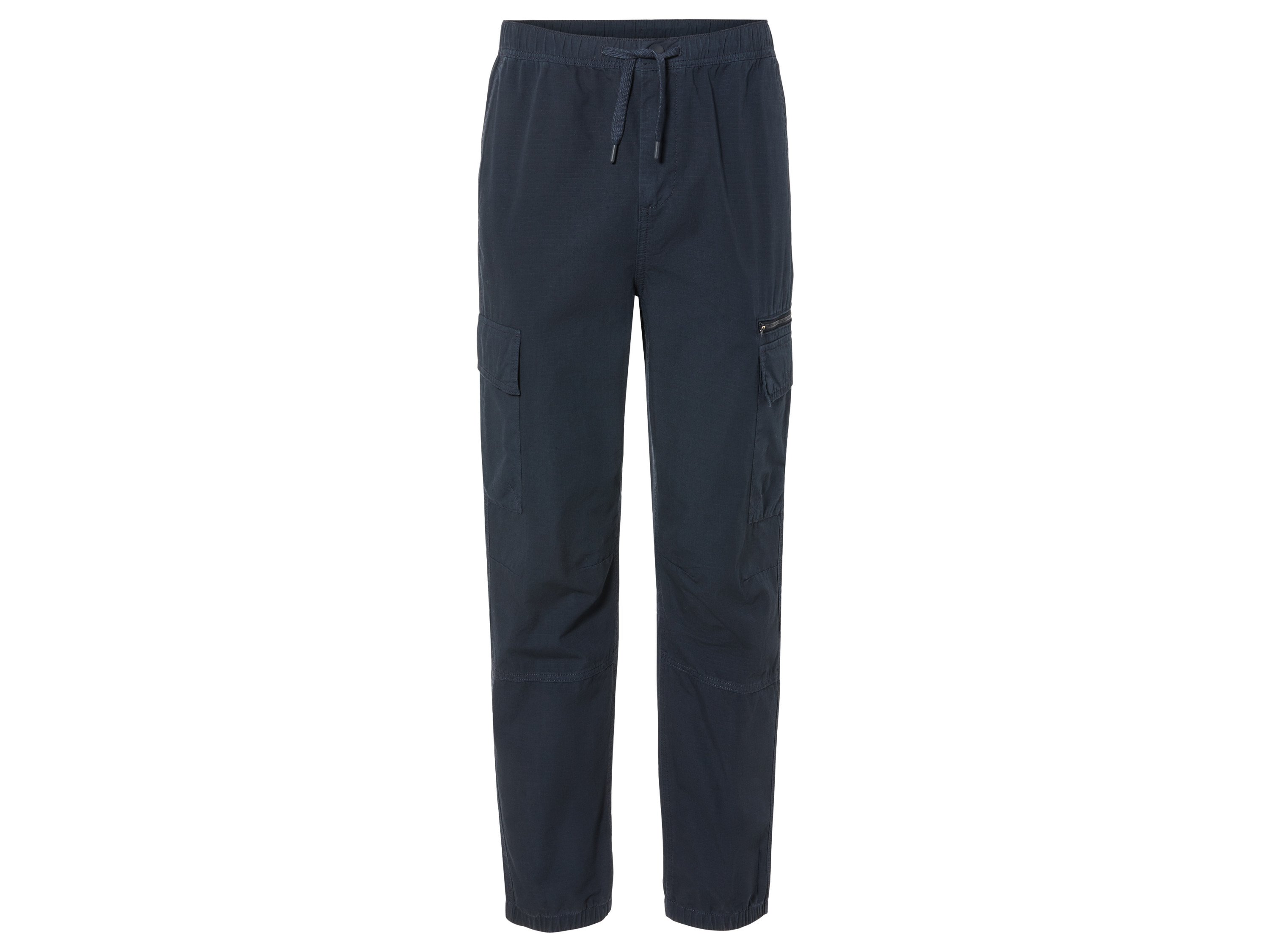 LIVERGY Heren cargobroek (Marineblauw, L (52-54))