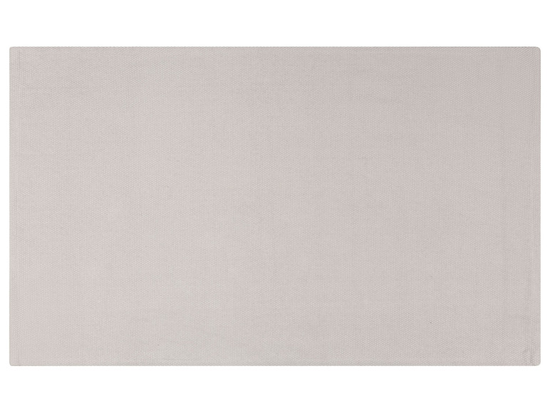 LIVARNO home Katoenen vloerkleed 67 x 120 cm (Lichtgrijs)