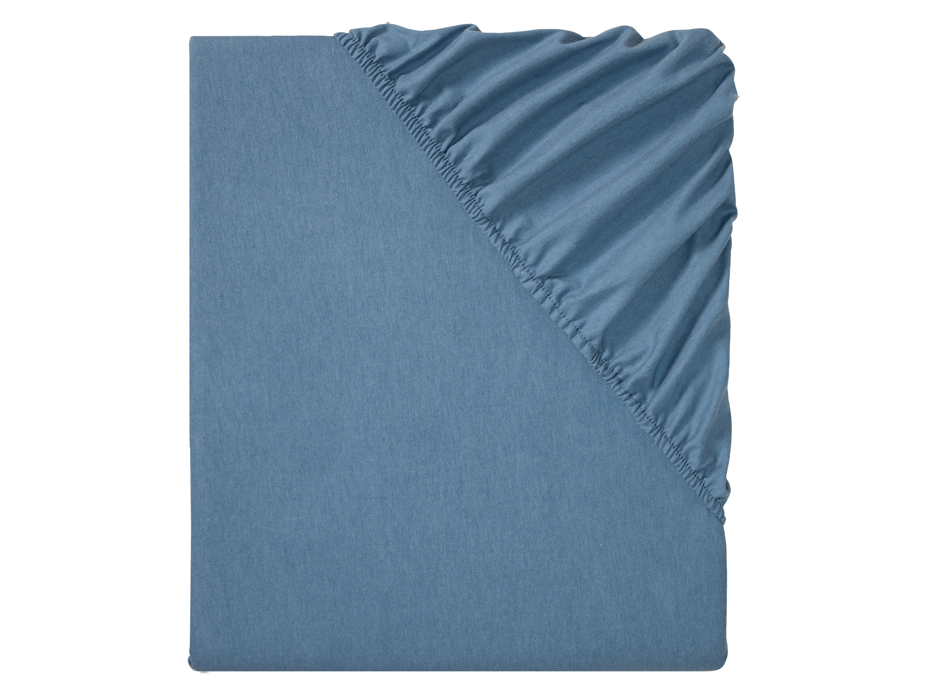 LIVARNO home Flanellen hoeslaken 90-100 x 200 cm (Blauw)