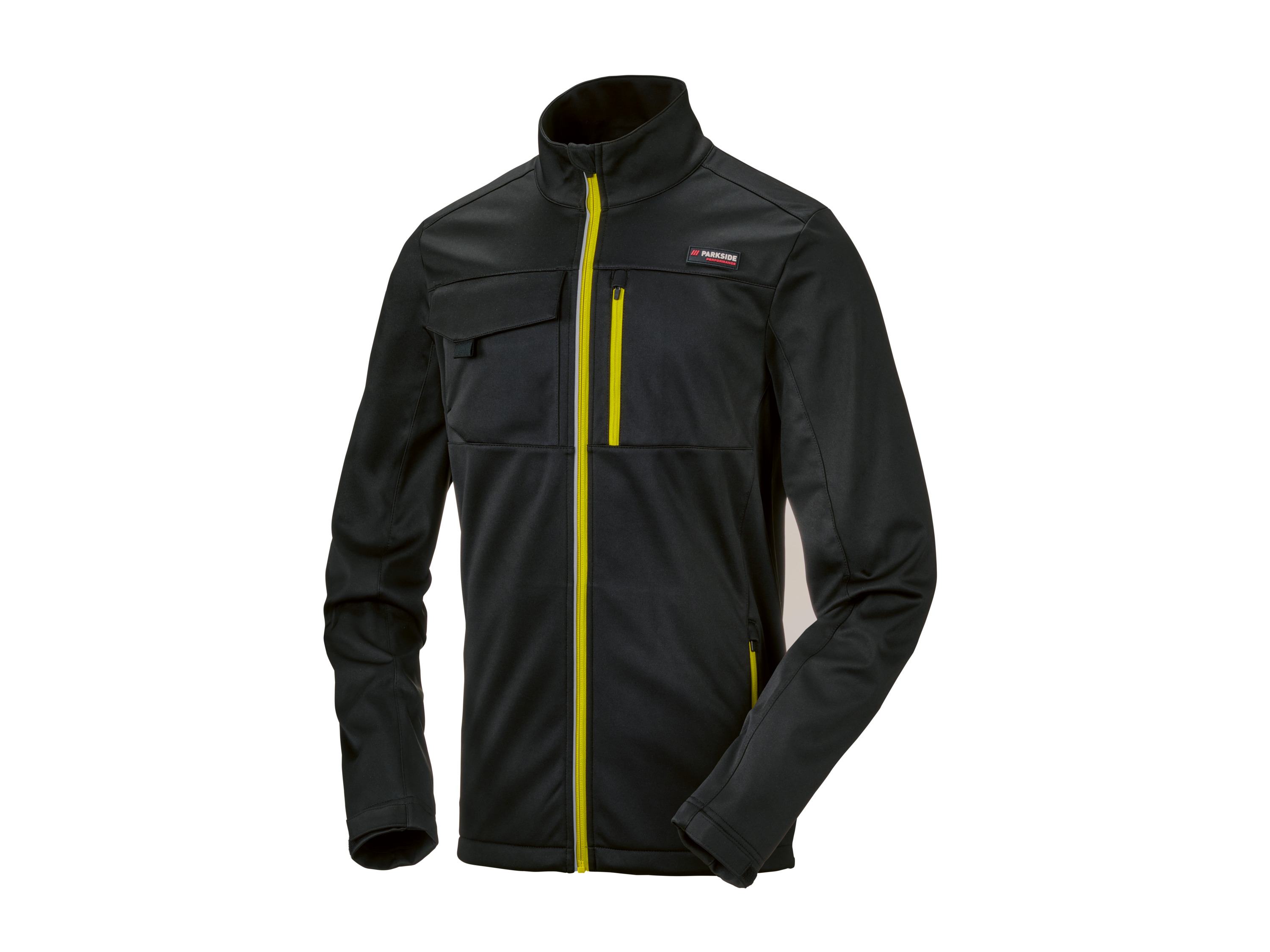 PARKSIDE PERFORMANCE Heren softshelljack (M (48/50), Zwart)