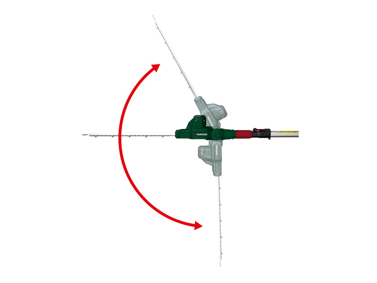 Ga naar volledige schermweergave: PARKSIDE® Accu-telescopische heggenschaar 20V zonder accu - afbeelding 8