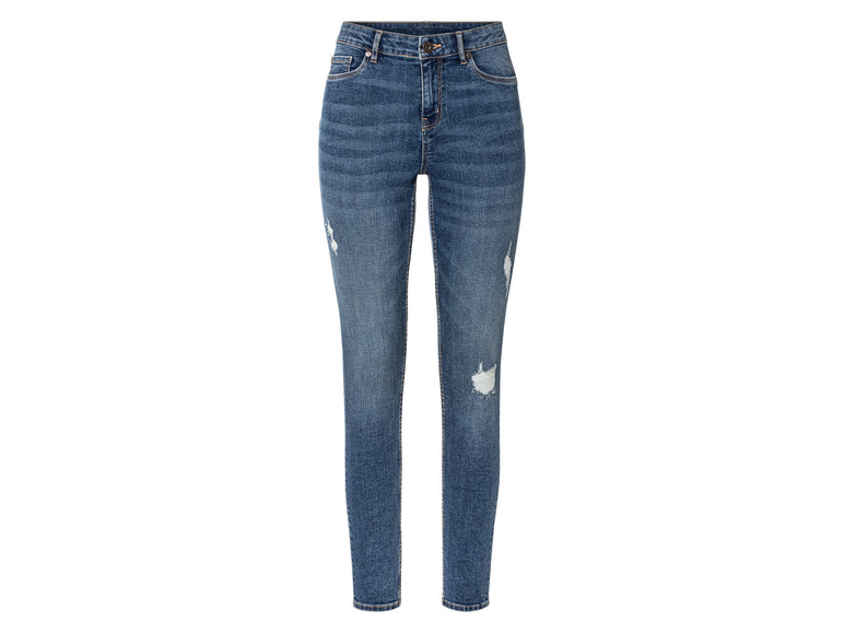 esmara Dames push-up-jeans Super Skinny Fit (34, Blauw)