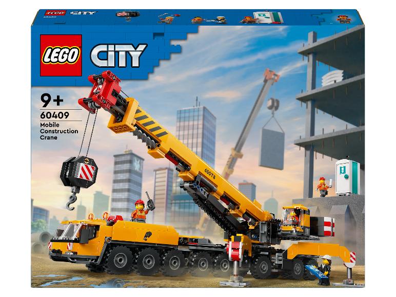 Ga naar volledige schermweergave: LEGO® City Gele mobiele bouwkraan 60409 - afbeelding 1