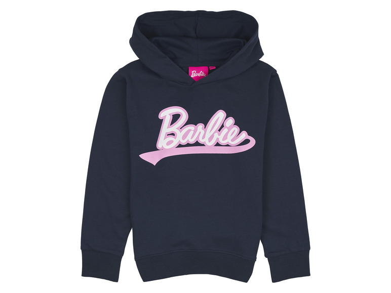 Barbie Meisjes hoodie (134/140, Donkerblauw)