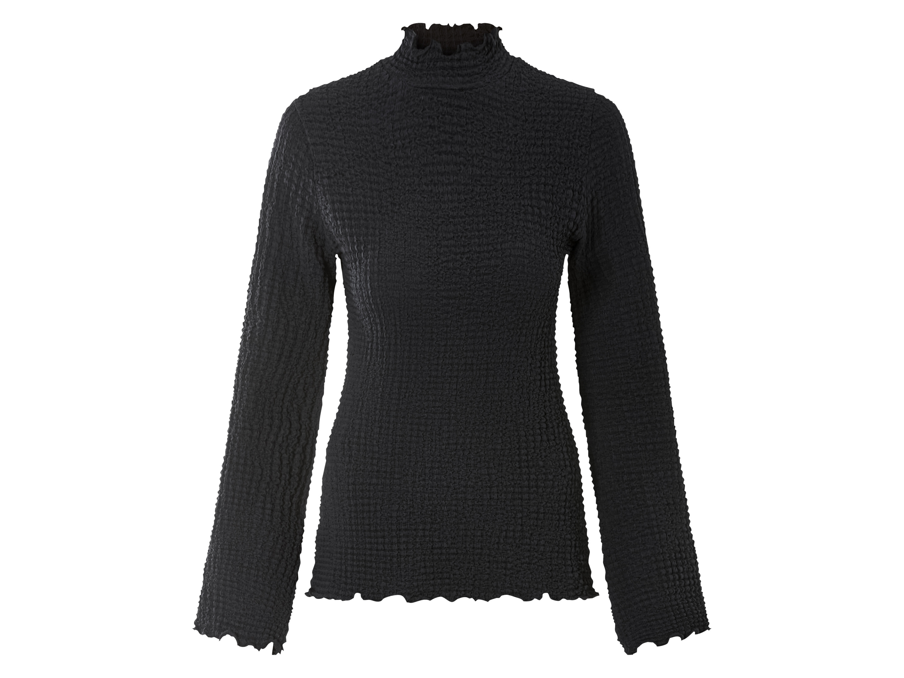 esmara Dames shirt met lange mouwen (M (40/42), Zwart)