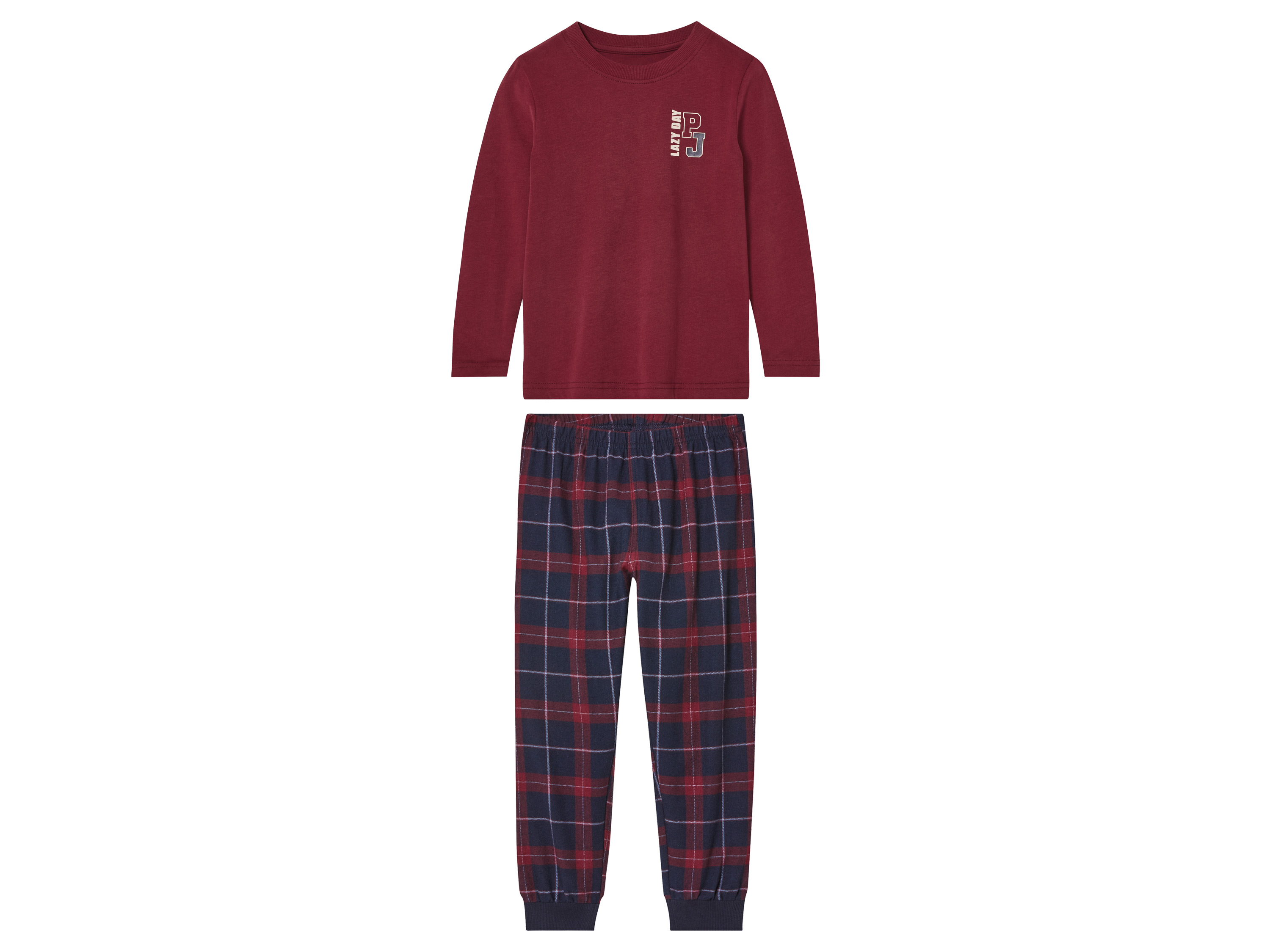 lupilu Kinder pyjama (110/116, Rood)