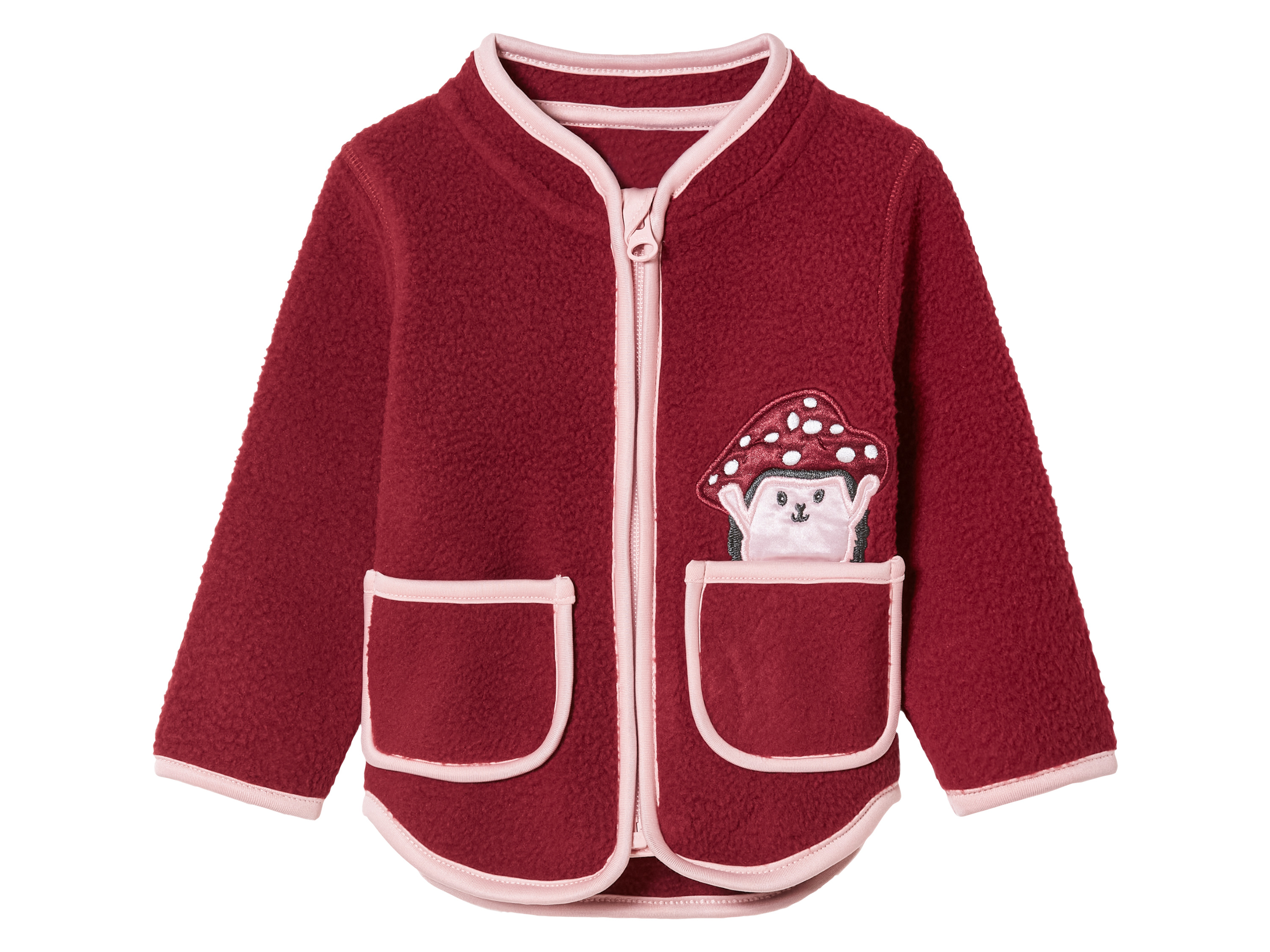 lupilu Baby fleecejack (86/92, Rood)