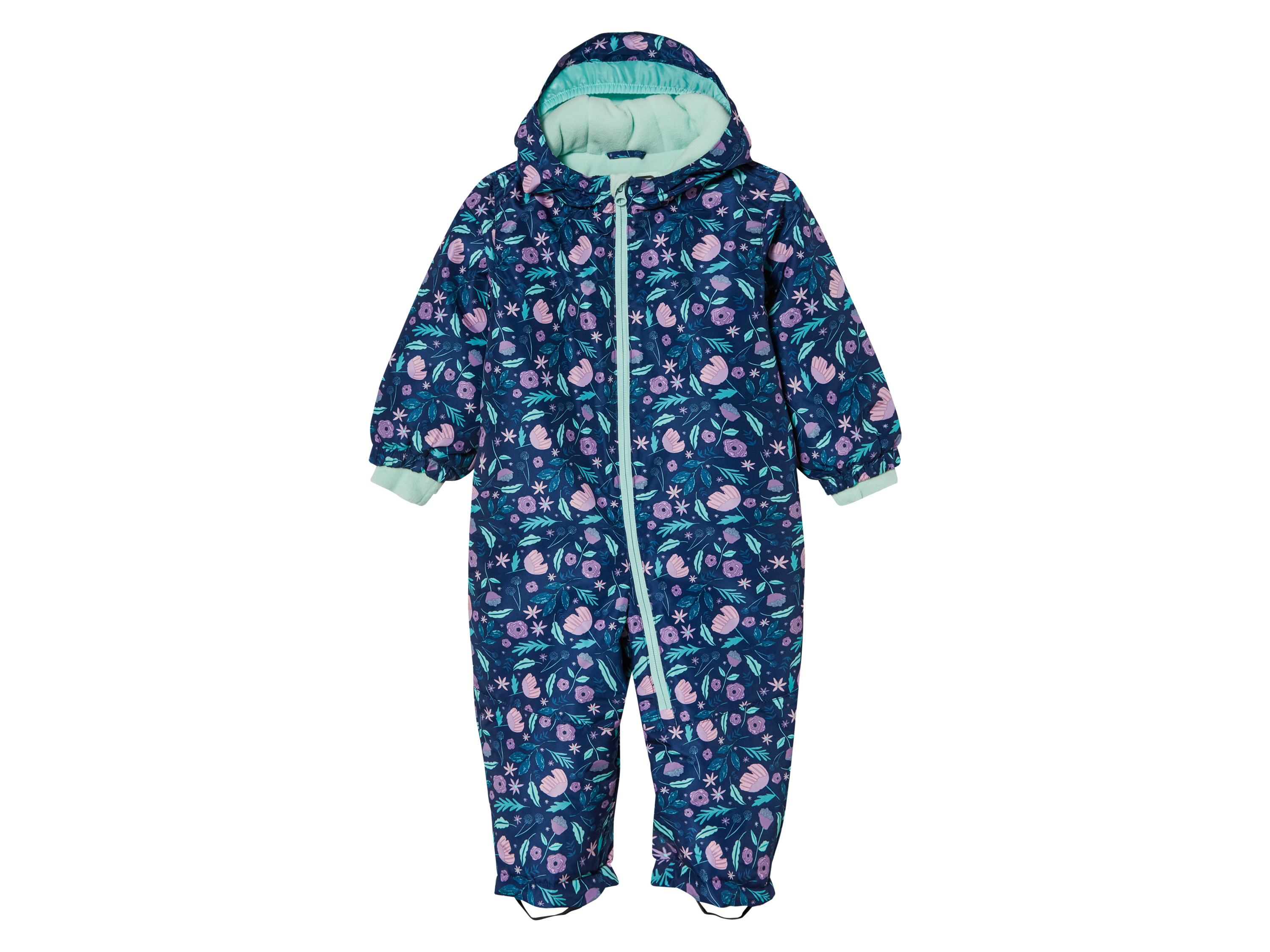 lupilu Kinder sneeuwoverall (80, blauw/roze/mint)