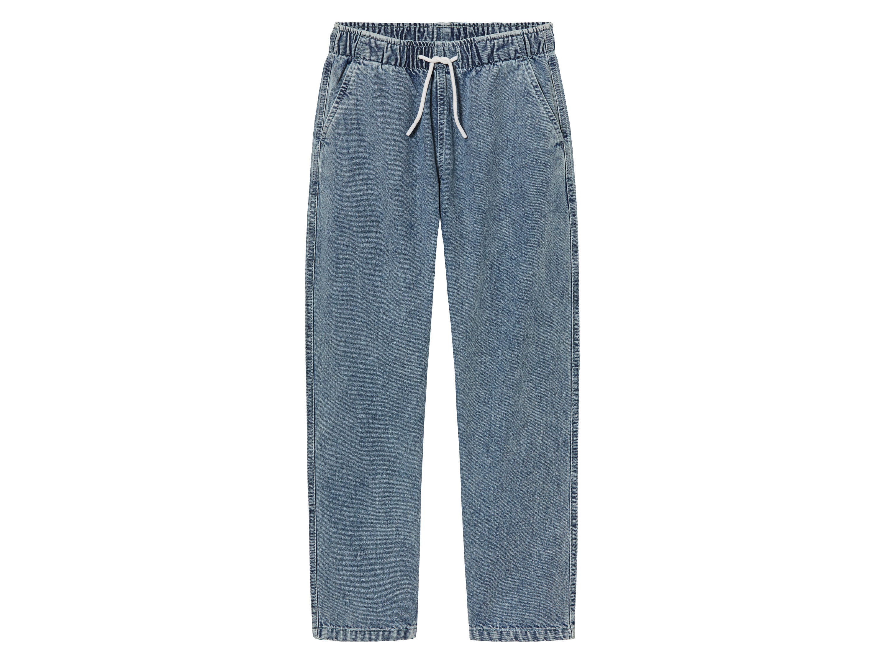 pepperts! Denim kinder joggers (158/164, Blauw)