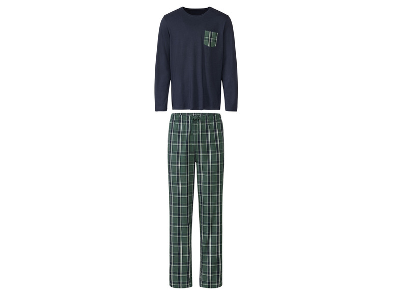 Heren pyjama (M (48/50), Marineblauw)