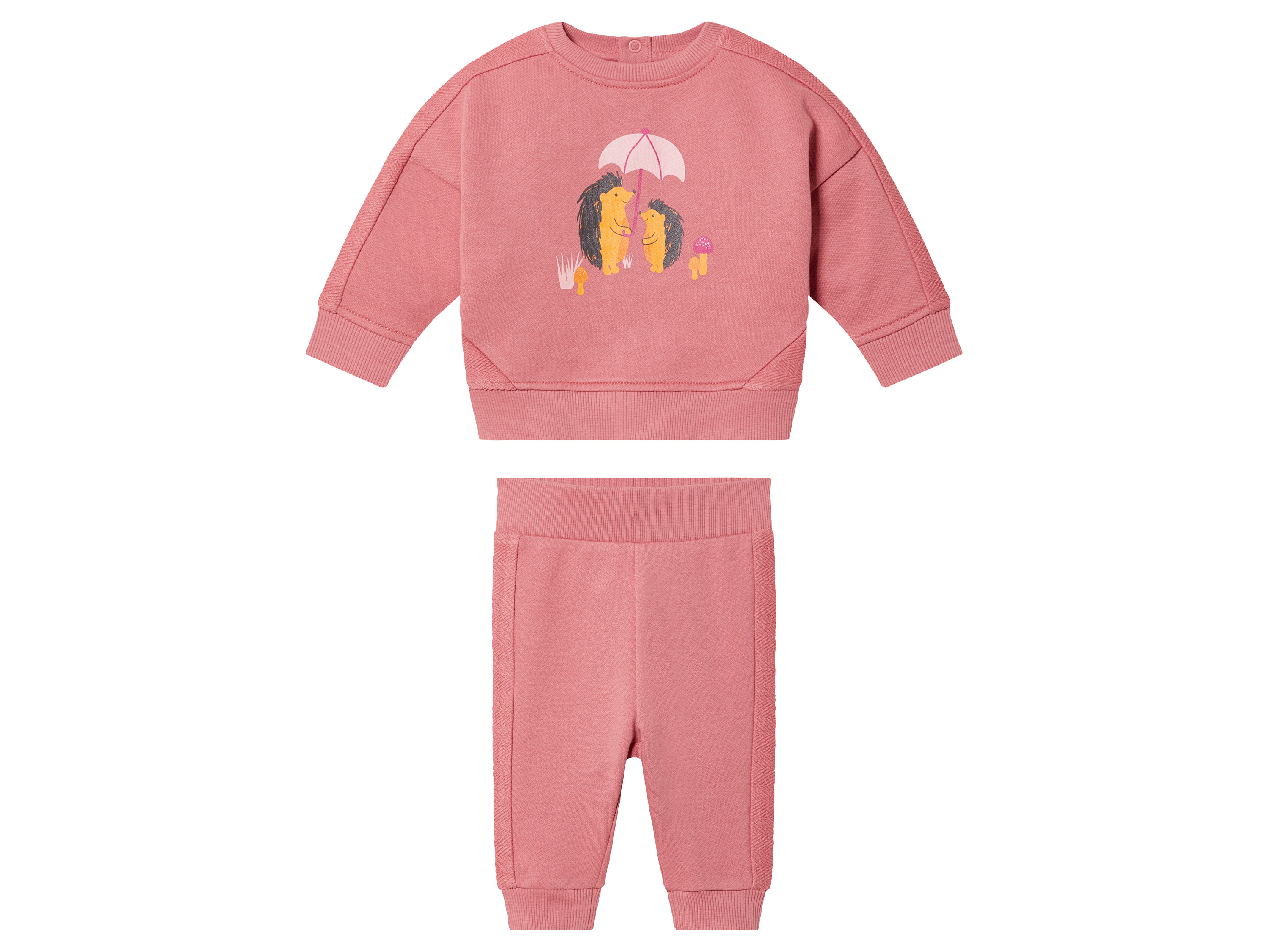 lupilu Baby joggingpak (62-68, Lichtroze)