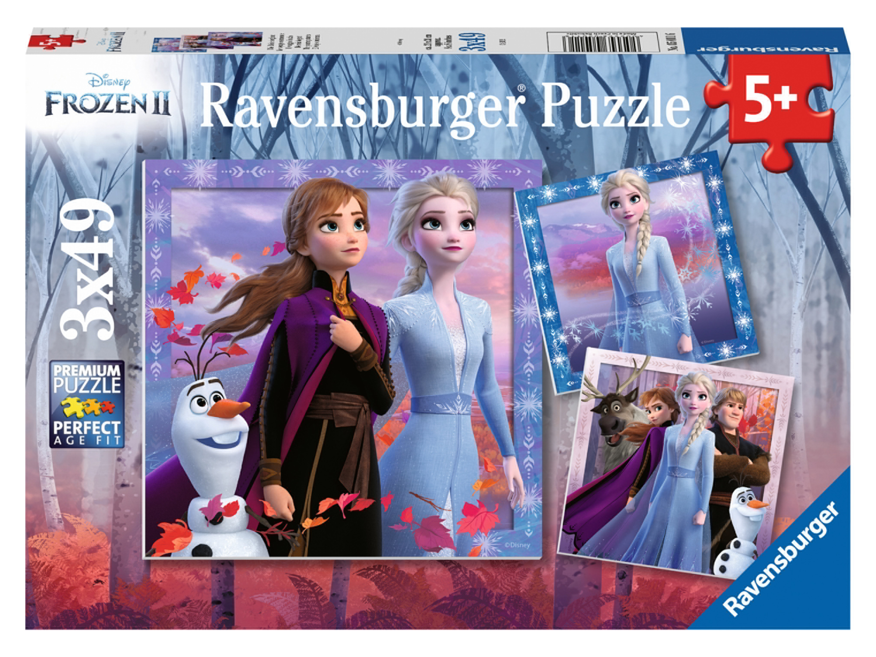 Ravensburger puzzel 3x49 stukjes Frozen 2