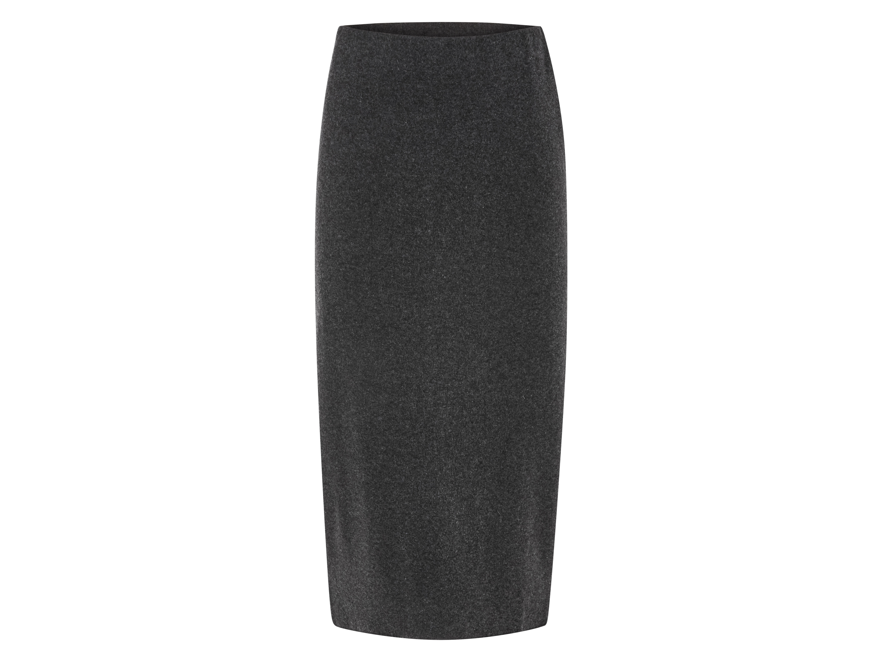 esmara Gebreide dames-midirok (S (36-38), Zwart)