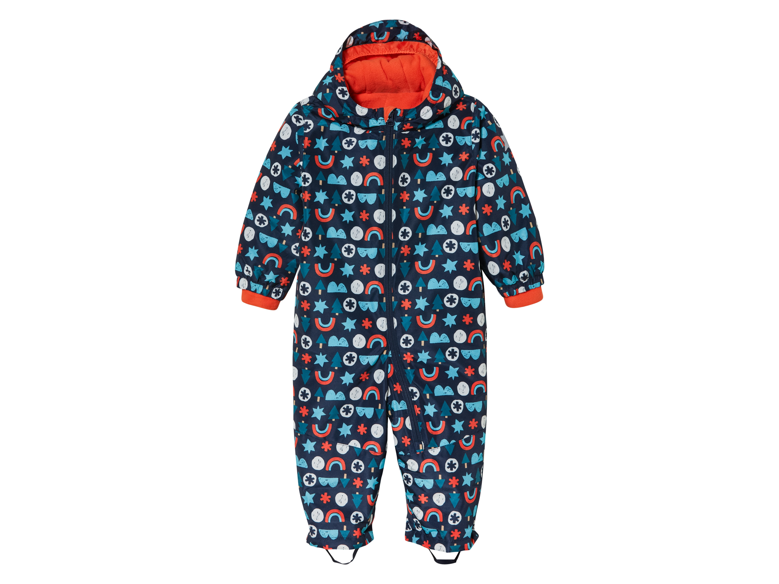 lupilu Kinder sneeuwoverall (80, Marine/print)