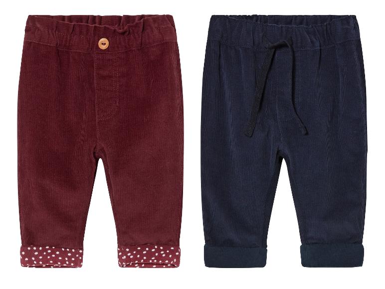 Ga naar volledige schermweergave: lupilu® Baby corduroy broek - afbeelding 1