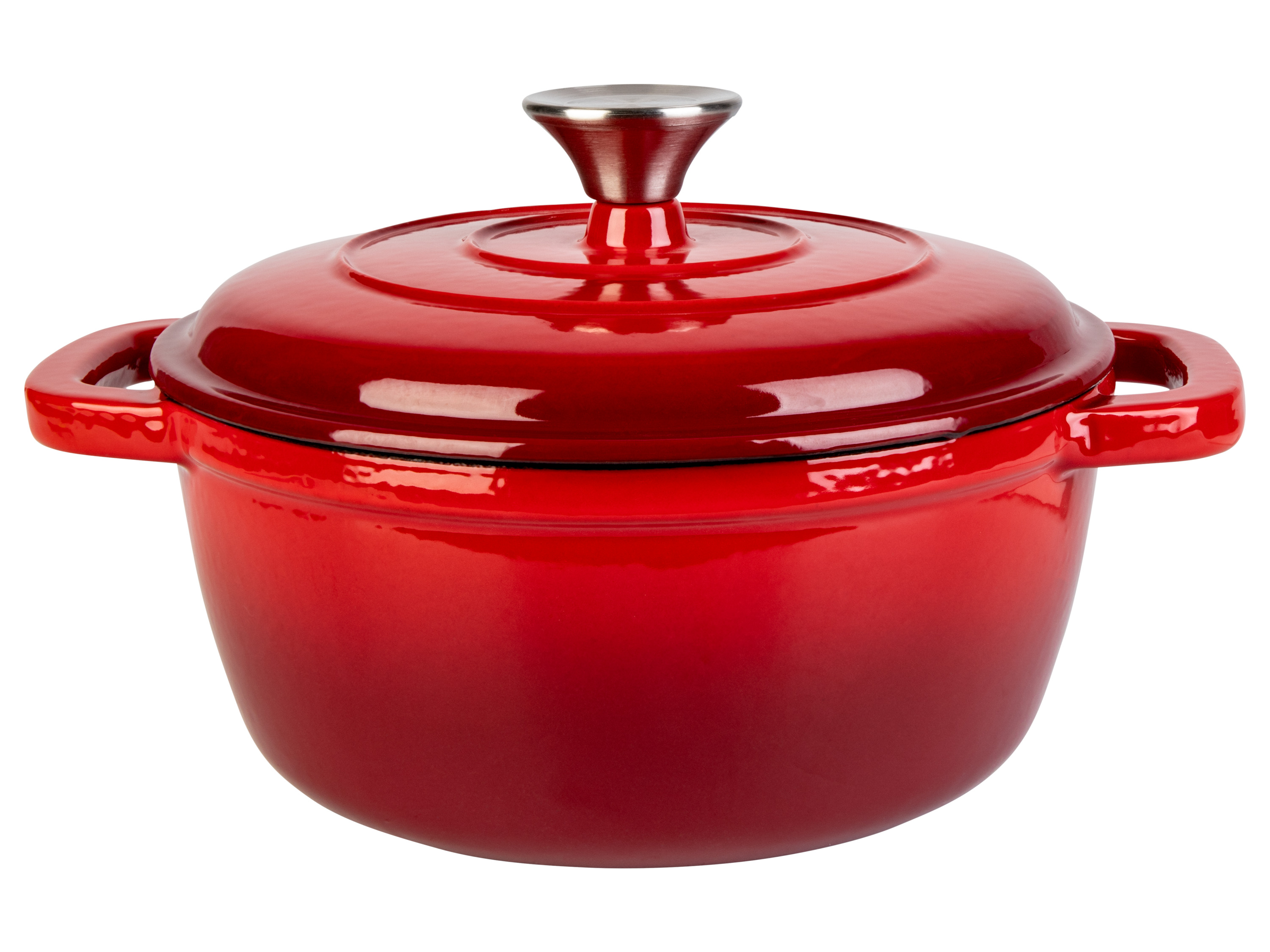 LIVARNO home Gietijzeren pan Ø 21,5 cm (Rood)