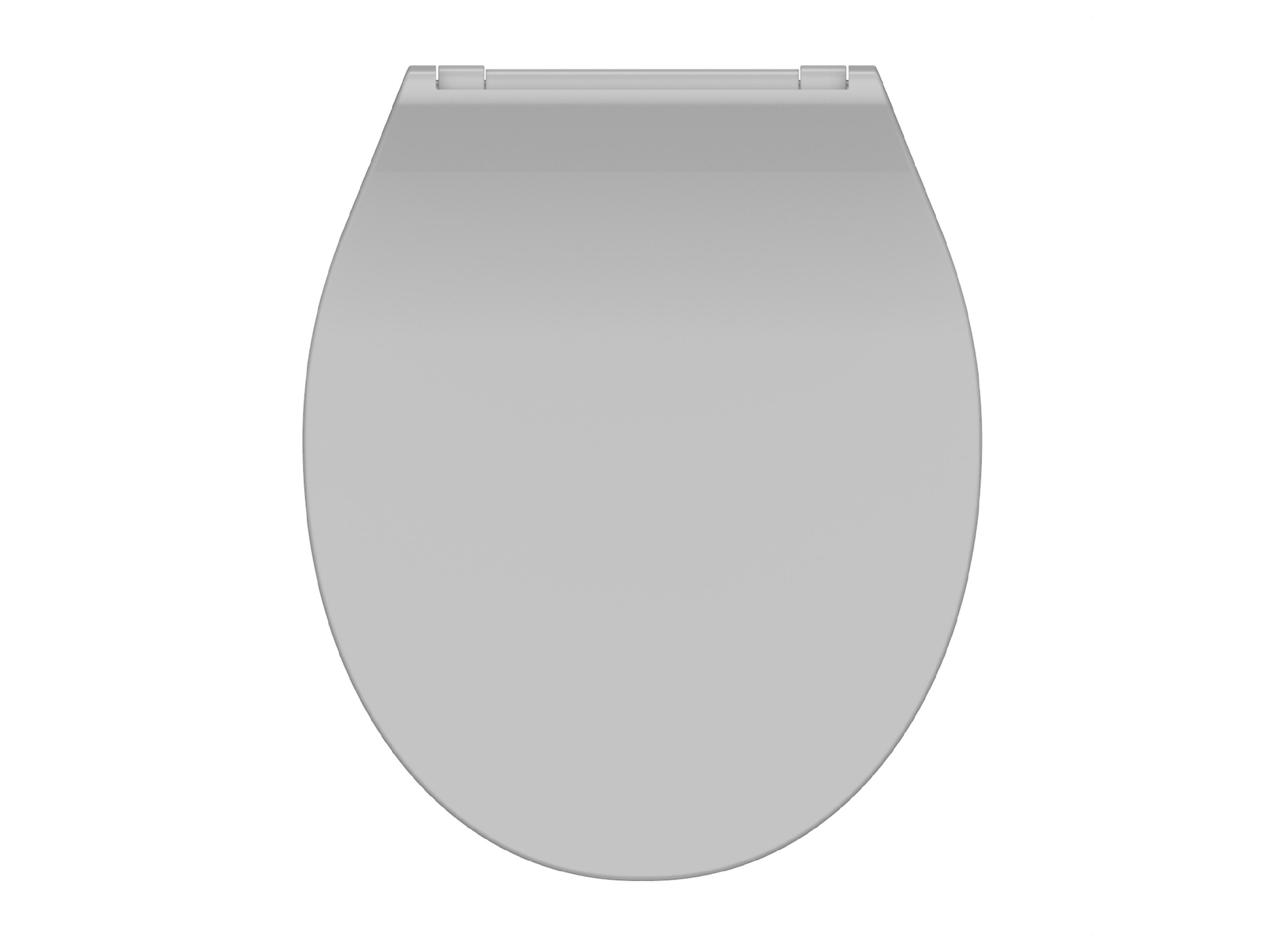 Toiletzitting Schutte Slim Grey Duroplast Ultra Dun Met Soft Close en Quick Release Gelakt Grijs