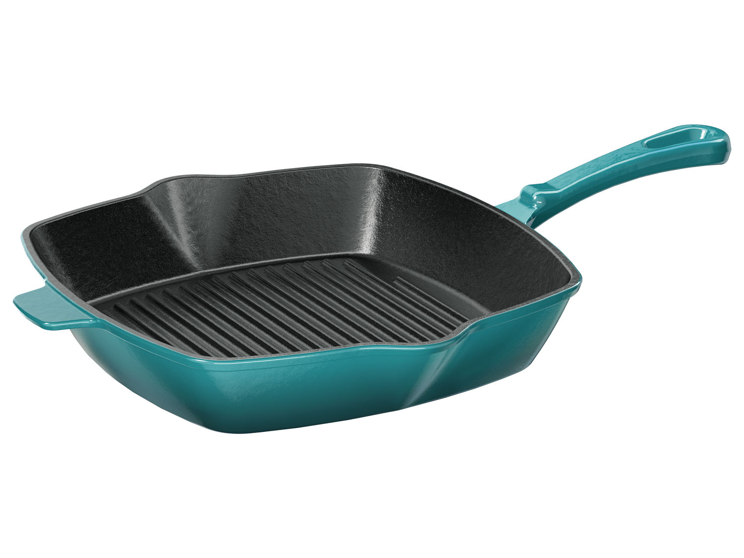 ERNESTO Gietijzeren grillpan (Petrol)