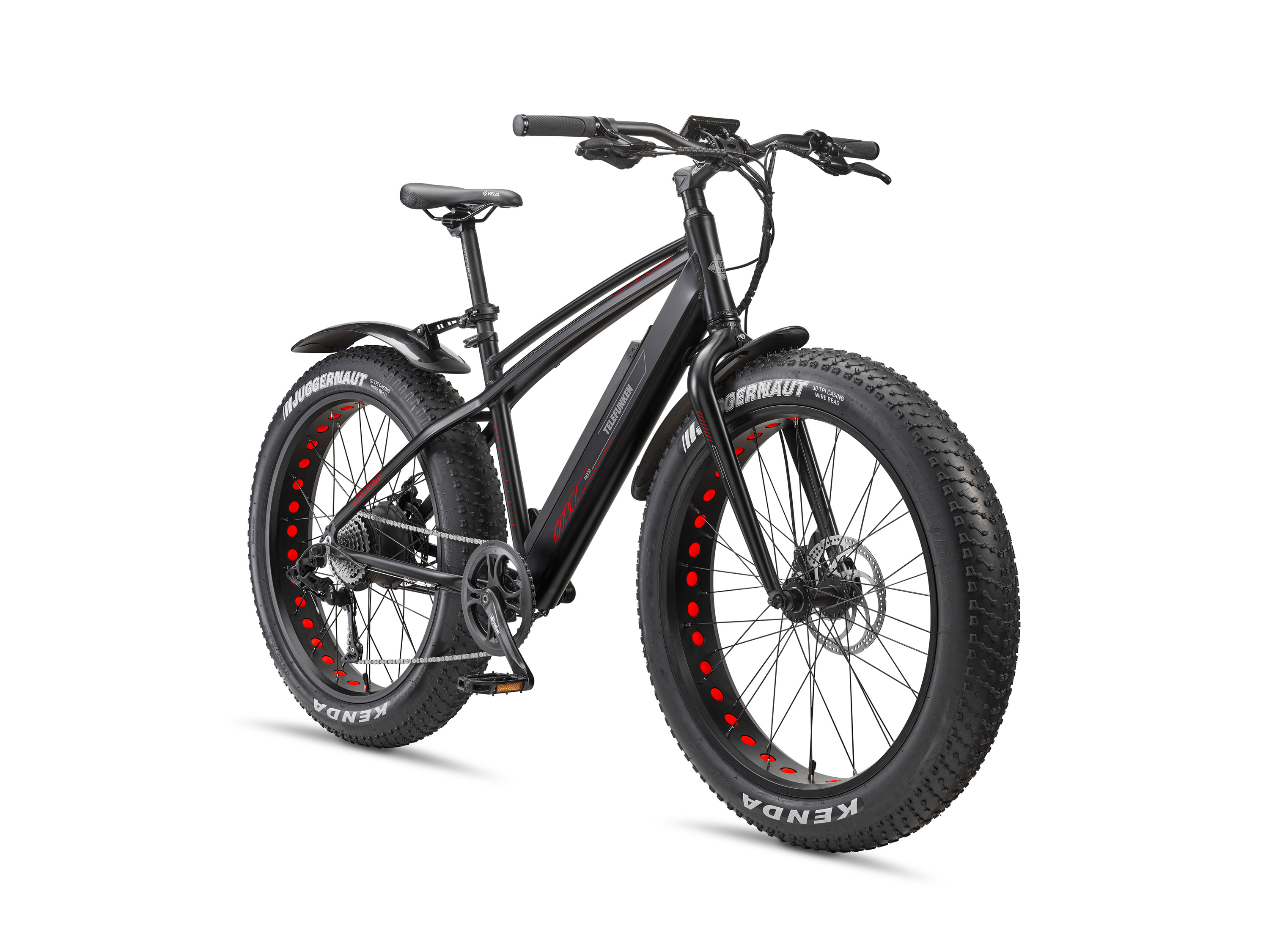 TELEFUNKEN E-bike Fat bike Klimmer FM350 zwart 26"