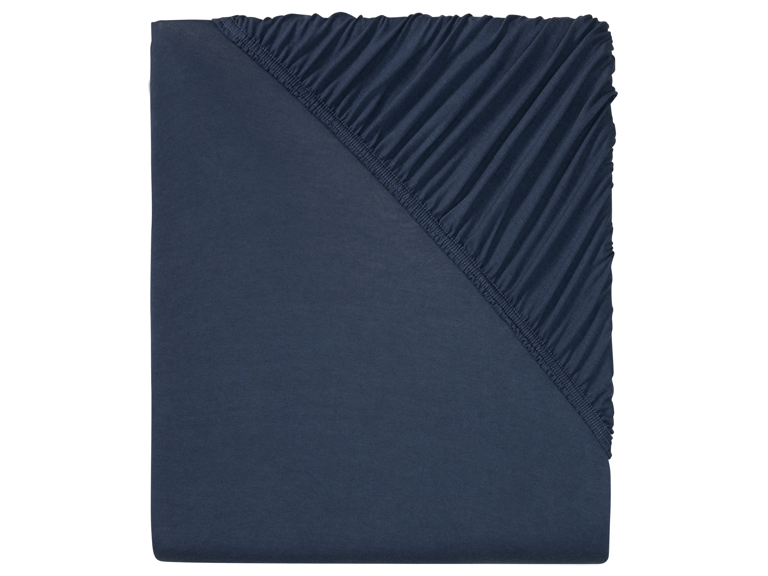 LIVARNO home Jersey hoeslaken 90-100 x 200 x 25 cm (Blauw)