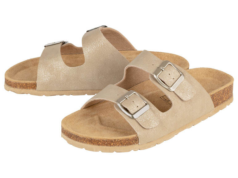 esmara Dames sandalen of slippers (36, Taupe)