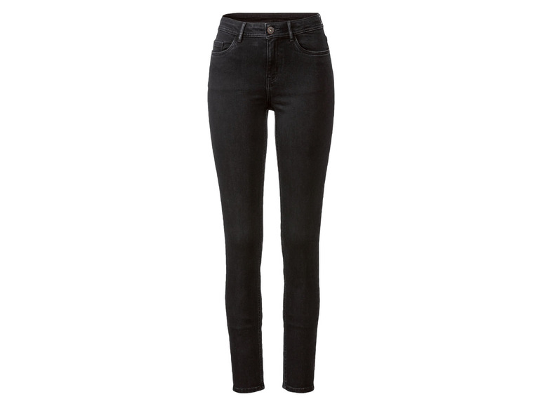 esmara Dames jeans super skinny fit (34, lang, Zwart)