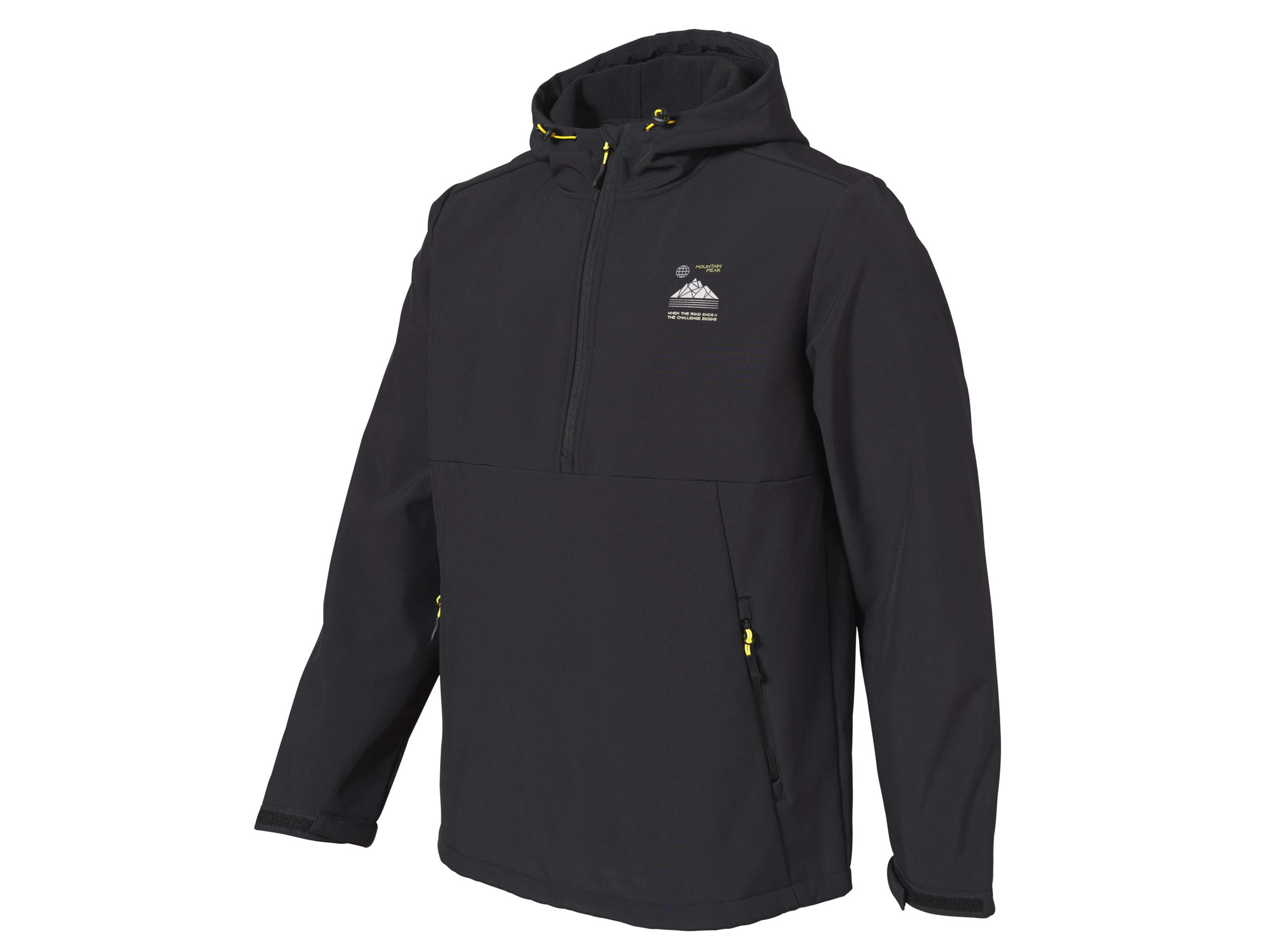 CRIVIT Heren softshell jack (XL (56/58), Zwart)