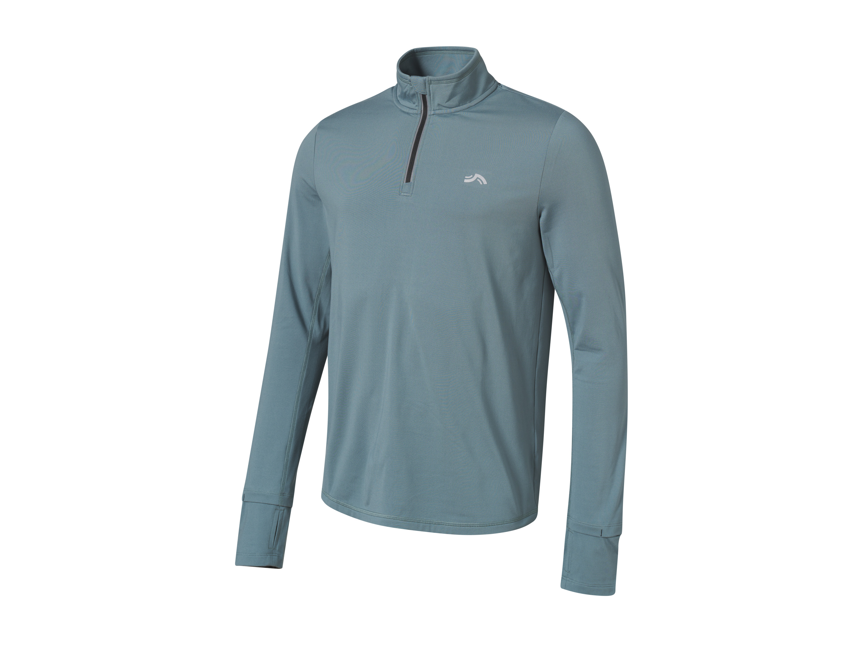 CRIVIT Heren sportshirt met smartwatch opening (S (44/46), Groen)