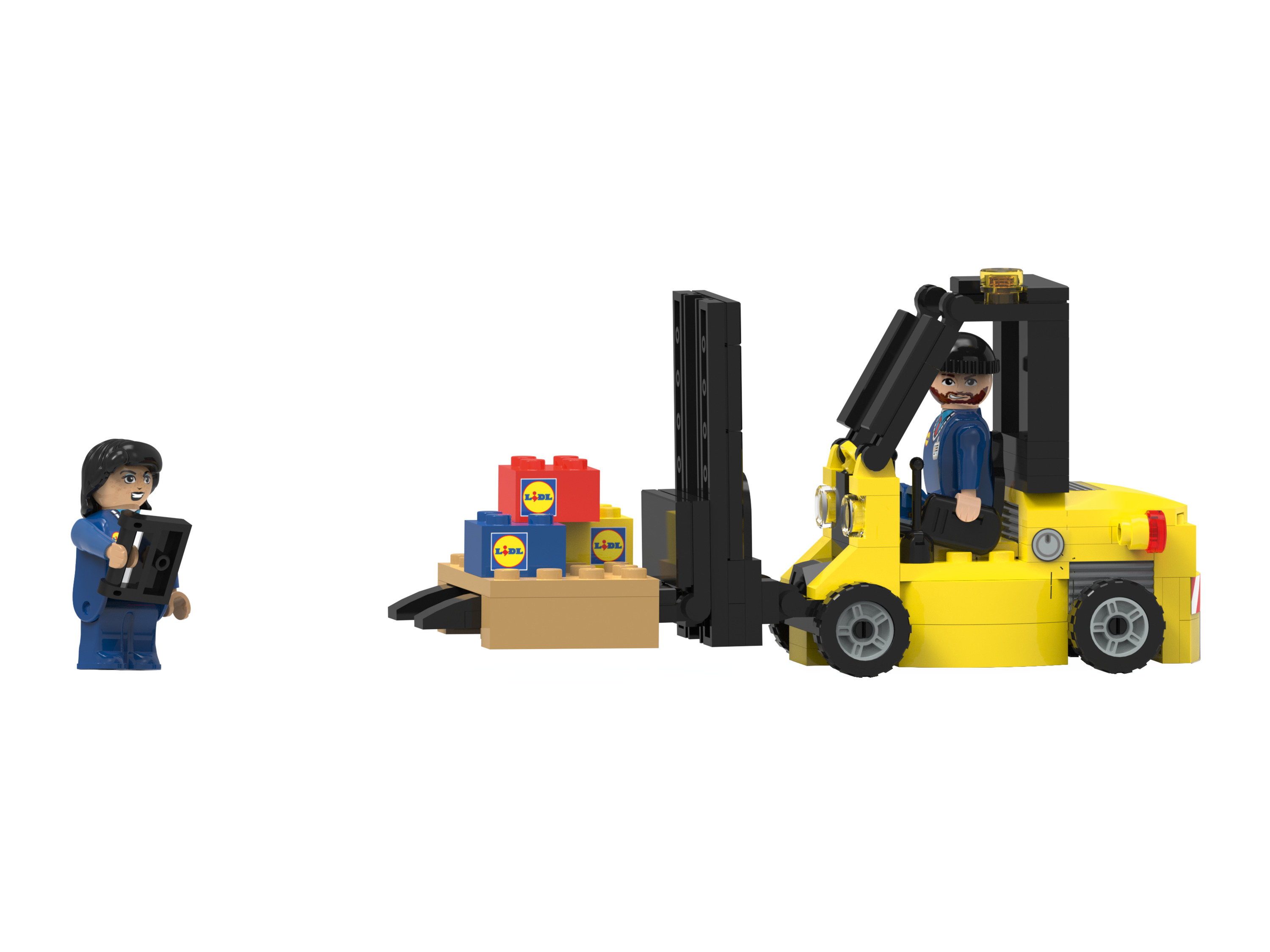 Playtive Clippys Clippys klemstenen Set S (Heftruck Lidl)