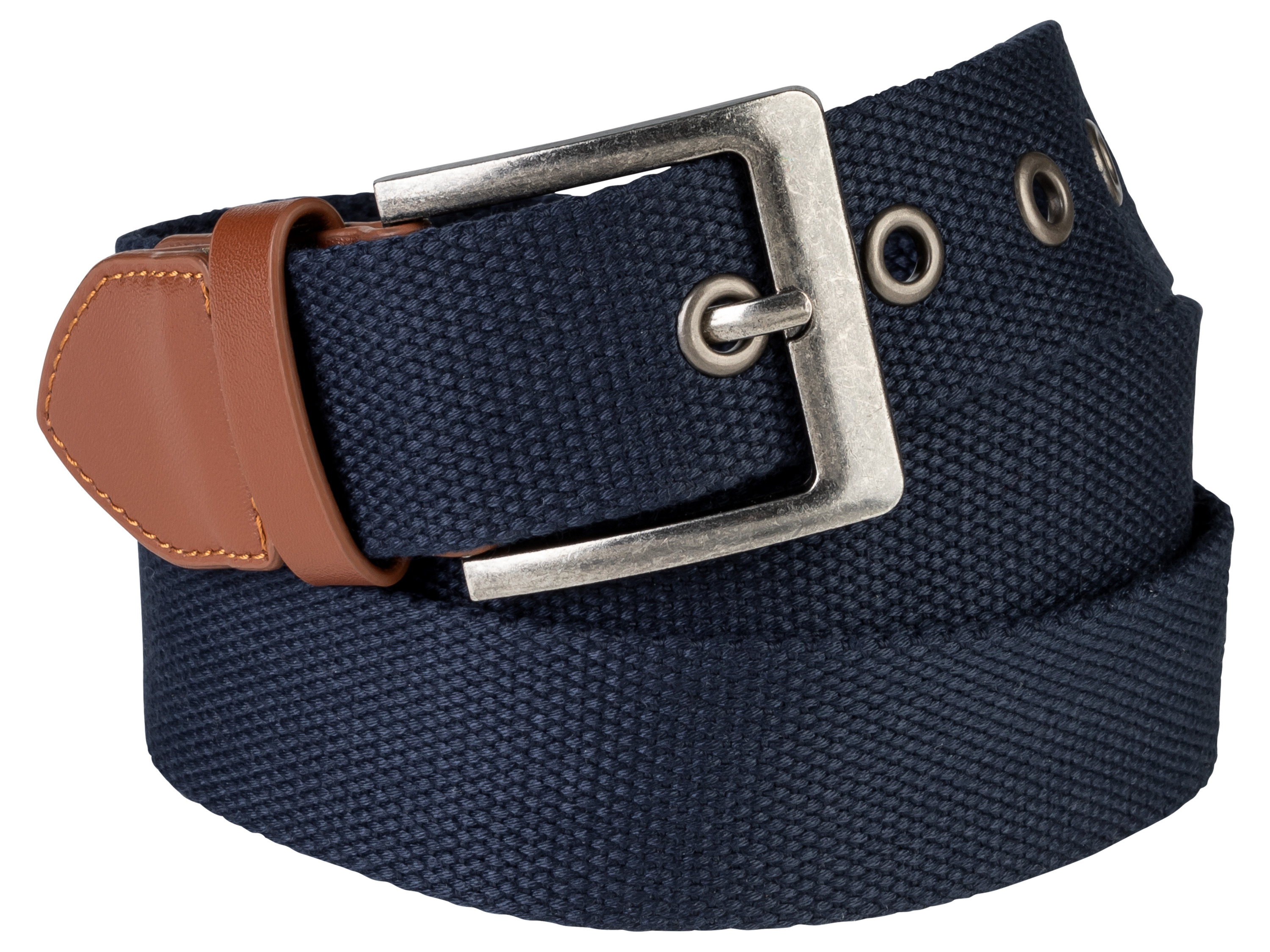 LIVERGY Heren riem (105, Marineblauw)