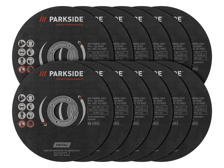 Ga naar volledige schermweergave: PARKSIDE PERFORMANCE® Accessoires voor haakse slijpers 125 mm - afbeelding 2